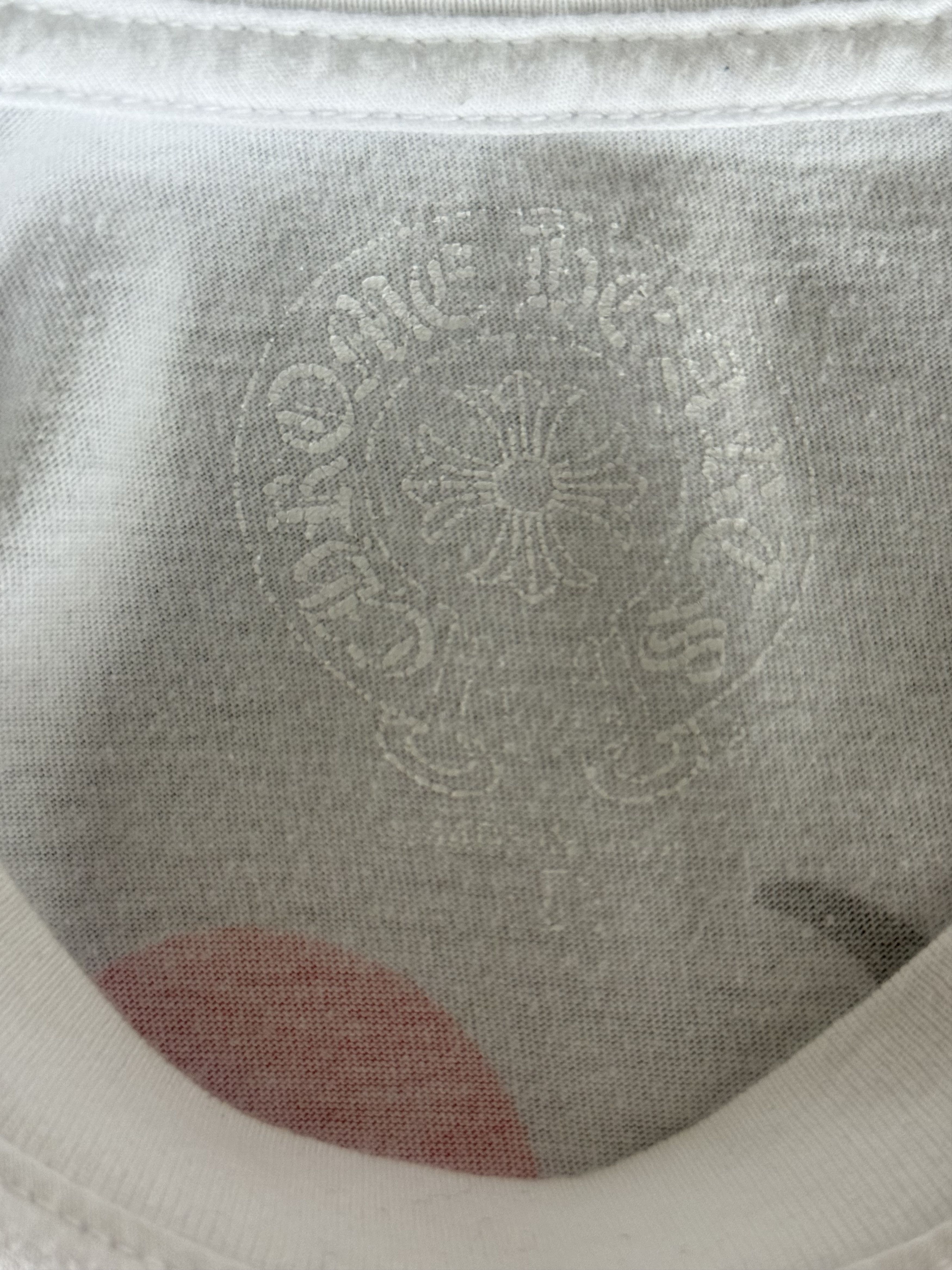 Chrome Hearts Chrome Hearts White & Red NY Longsleeve T-Shirt Size US L / EU 52-54 / 3 - 3 Thumbnail