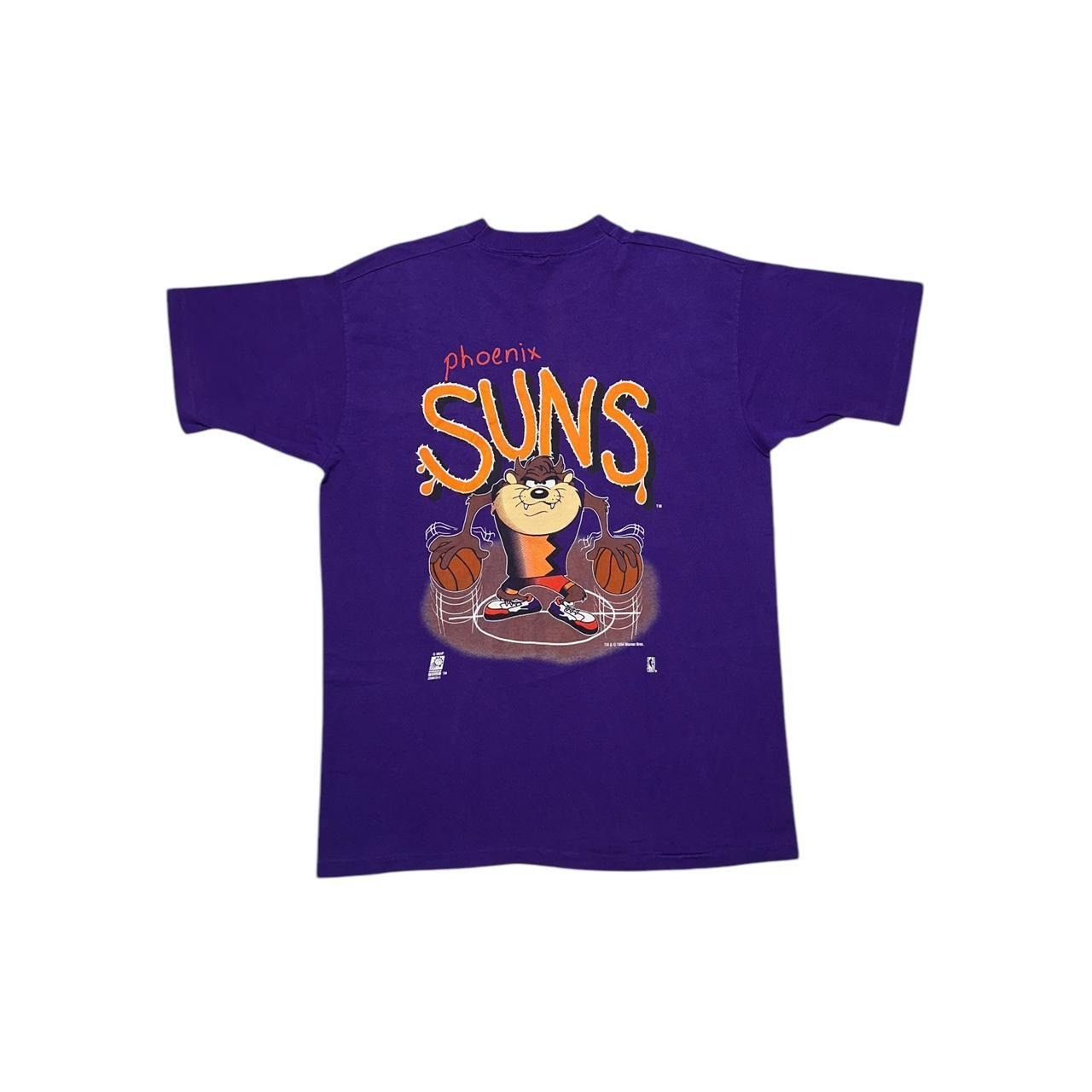 NBA × Vintage × Warner Bros Vintage Phoenix Suns Taz Double Sided T-Shirt Size US XL / EU 56 / 4 - 2 Thumbnail