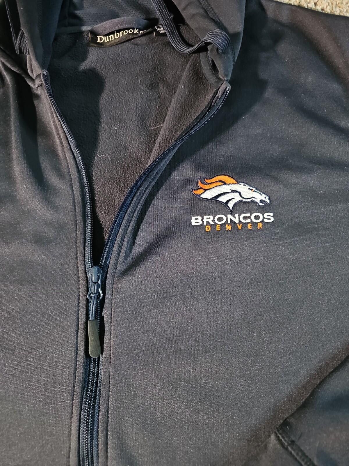 Dunbrooke Dunbrooke L Denver Broncos Fullzip Hoodie Size ONE SIZE - 2 Thumbnail
