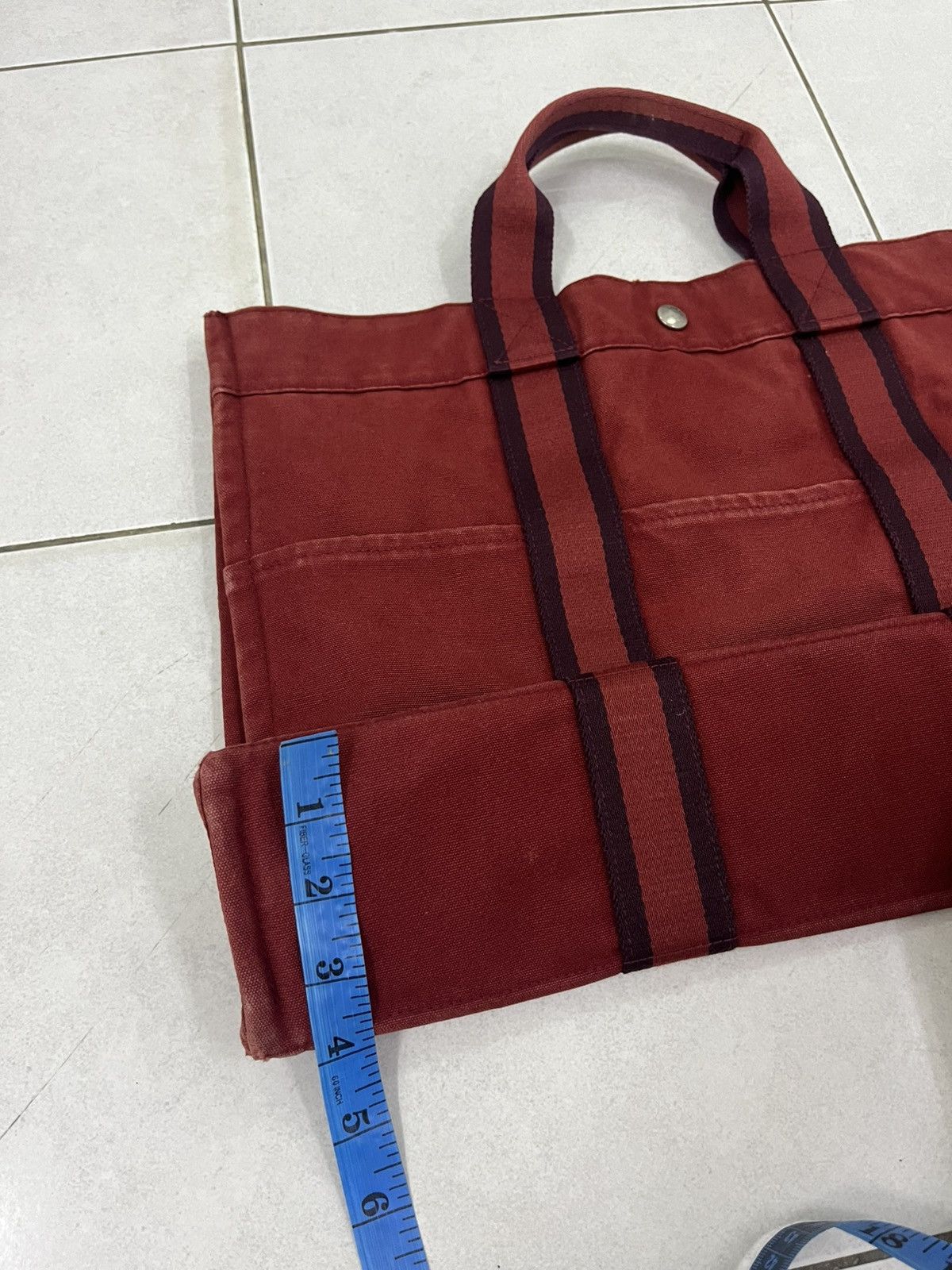 Hermes Hermes MM Tote Canvas Bag Size ONE SIZE - 13 Thumbnail