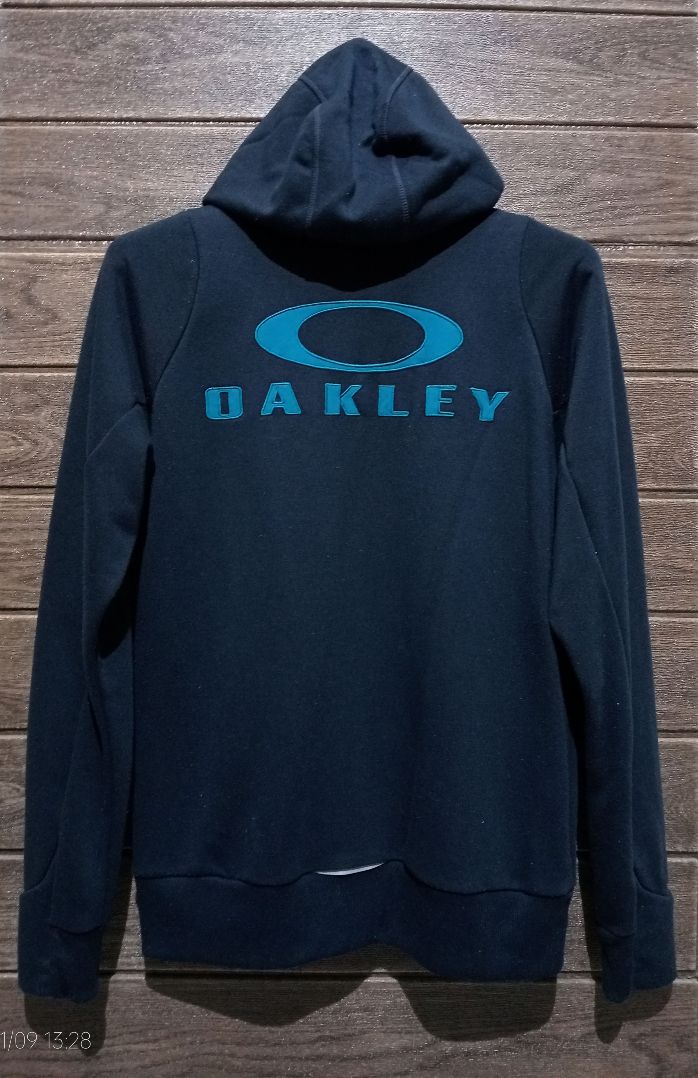 Vintage Oakley Zipper Pullover Hoodie Very Rare