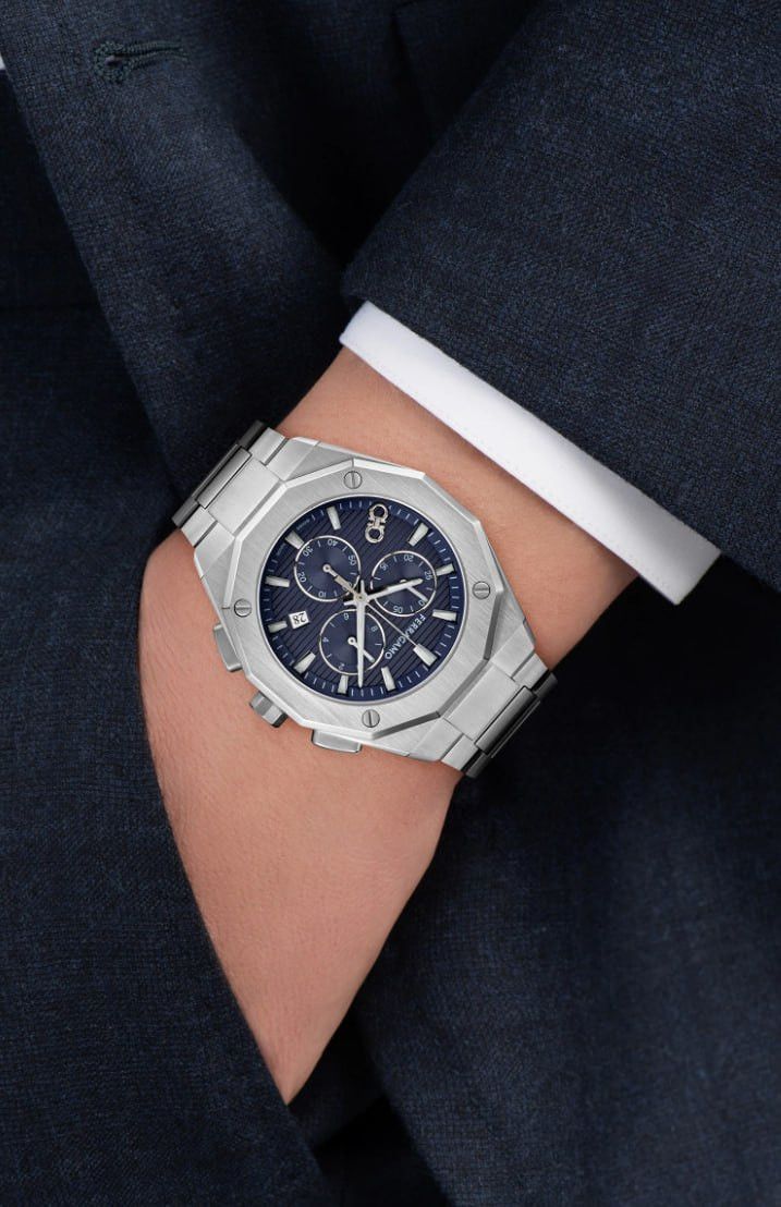 Salvatore Ferragamo Ferragamo Edge Chrono Watch Size 40 - 3 Thumbnail