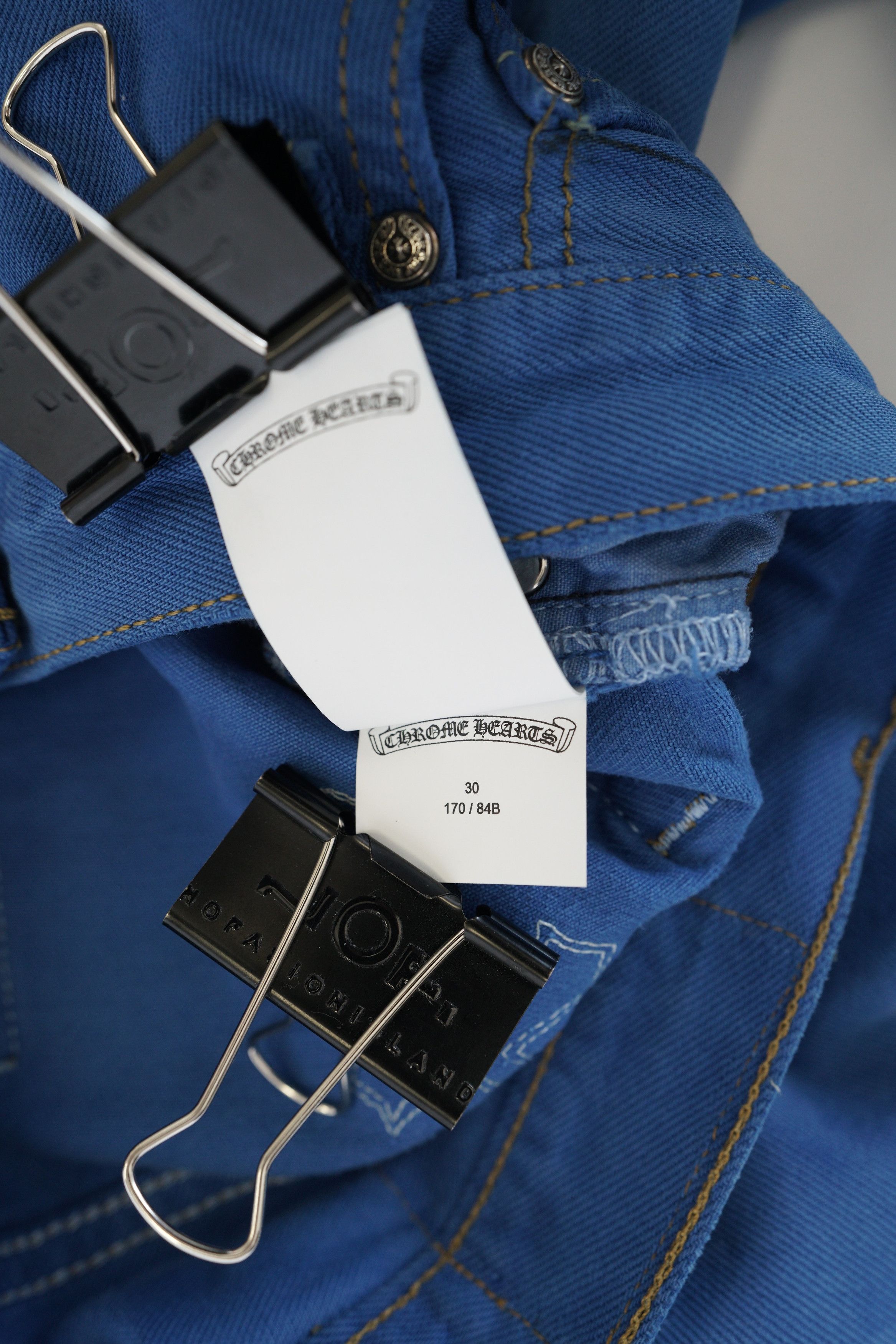 Chrome Hearts Chrome Hearts Levi's 501 London CLB Cross Patch Jeans - 30 Size US 30 / EU 46 - 20 Thumbnail