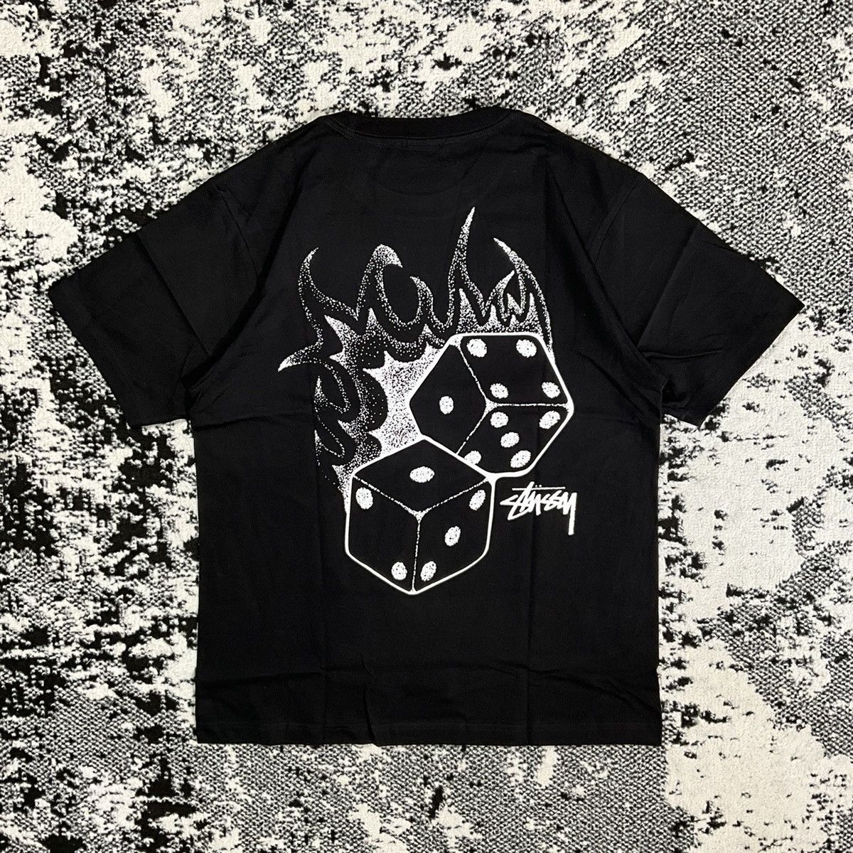 Other STUSSY FIRE DICE TEE BLACK - XL Size US XL / EU 56 / 4 - 1 Thumbnail