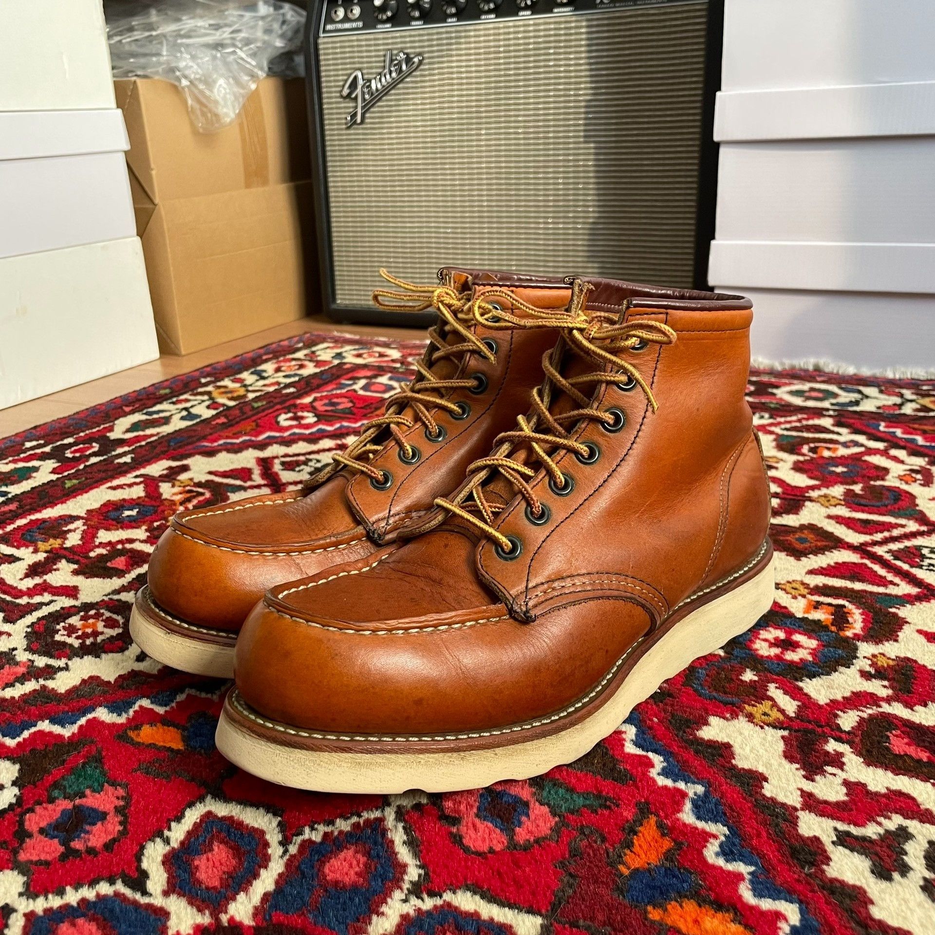 Red Wing Red Wing 875 Work Boots Size US 7.5 / EU 40-41 - 2 Thumbnail