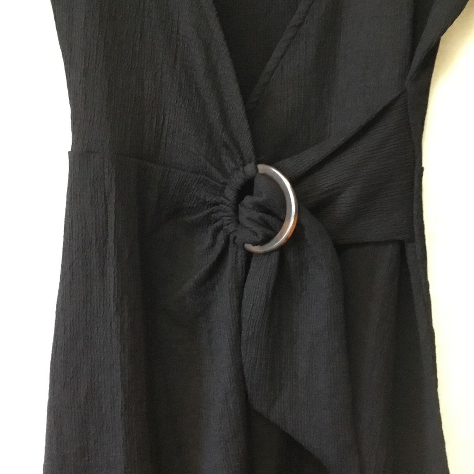 H&M H&M Divided Black Wrap Dress Size S / US 4 / IT 40 - 3 Thumbnail