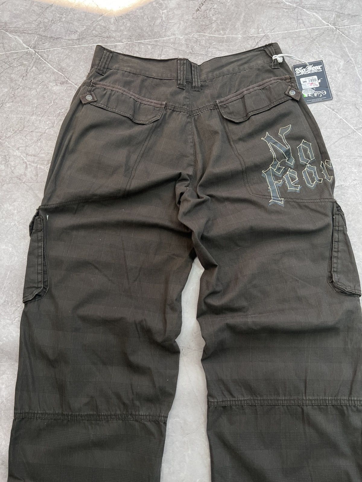 No Fear Vintage wide pants military No Fear cargo streetwear y2k Size US 31 - 11 Thumbnail