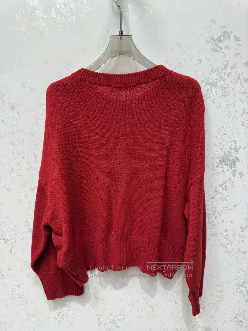 Valentino Valentino Knitted sweater with red sequin bow Size S / US 4 / IT 40 - 2 Thumbnail