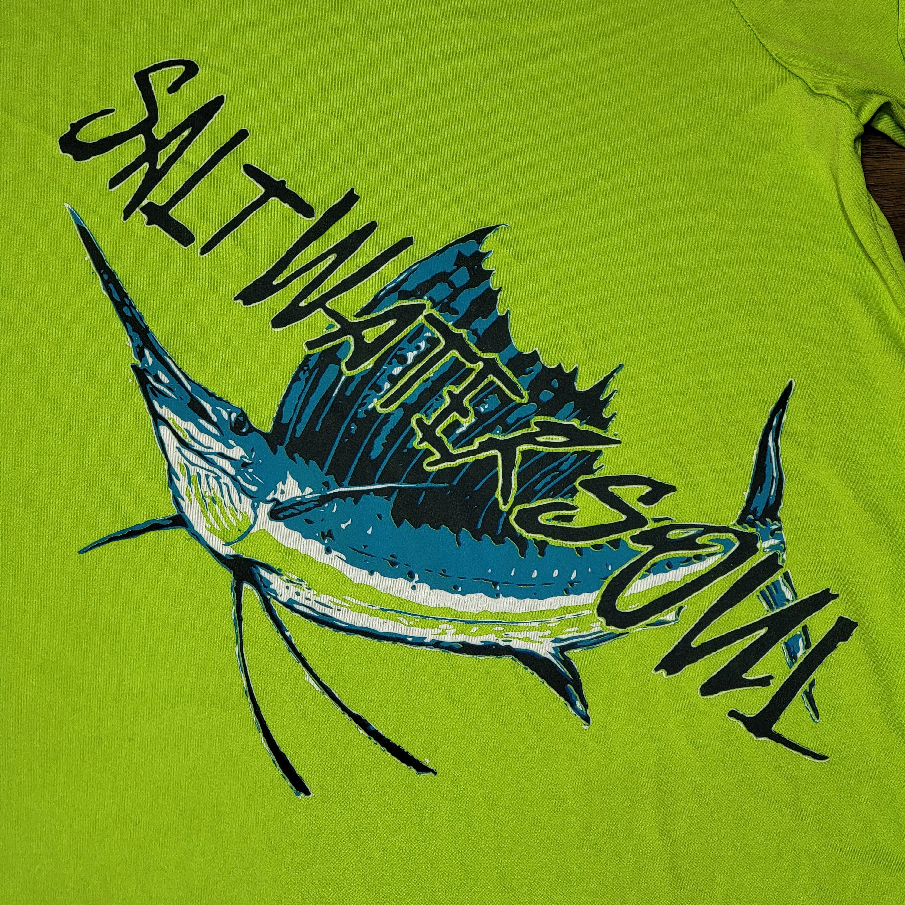 Other Salt Water Soul LS Green Unisex Tee - Size 2XL Size US XXL / EU 58 / 5 - 2 Thumbnail
