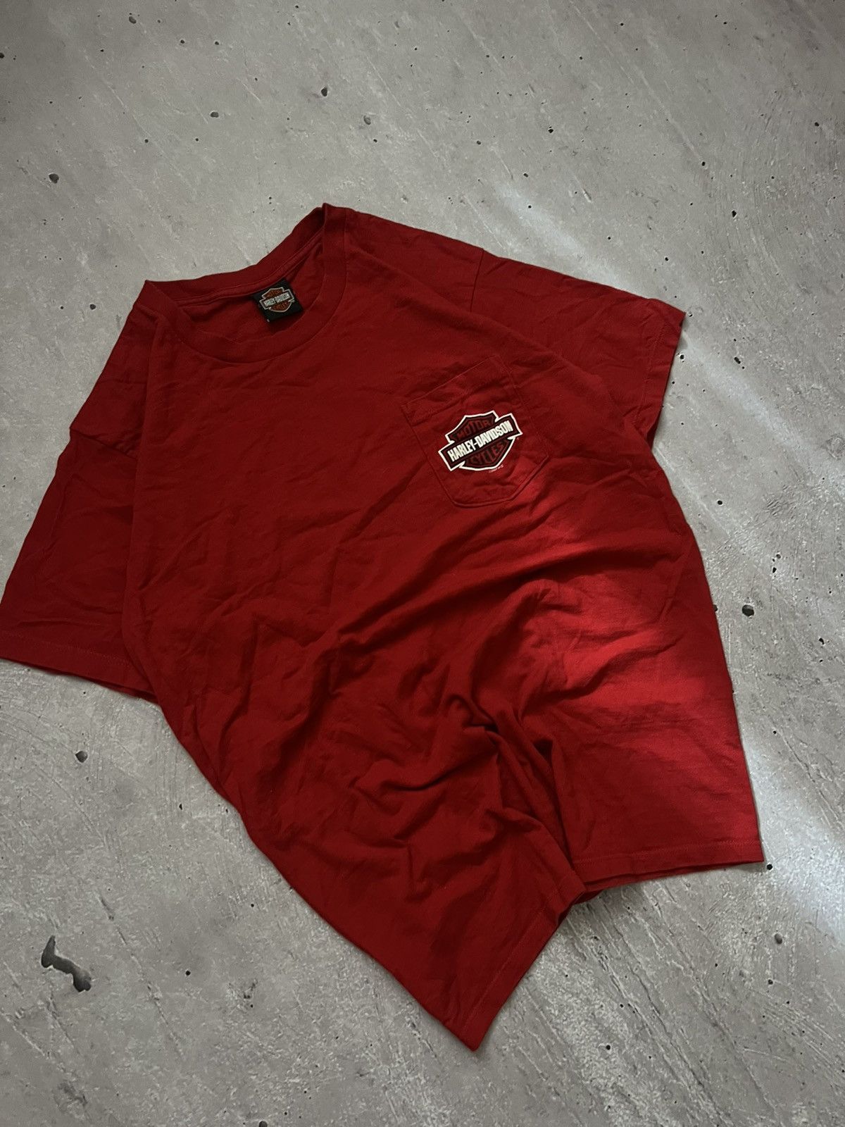 Harley Davidson Rare Vintage Harley Davidson T-Shirt 2006-2007 Red Size L Size US L / EU 52-54 / 3 - 8 Thumbnail