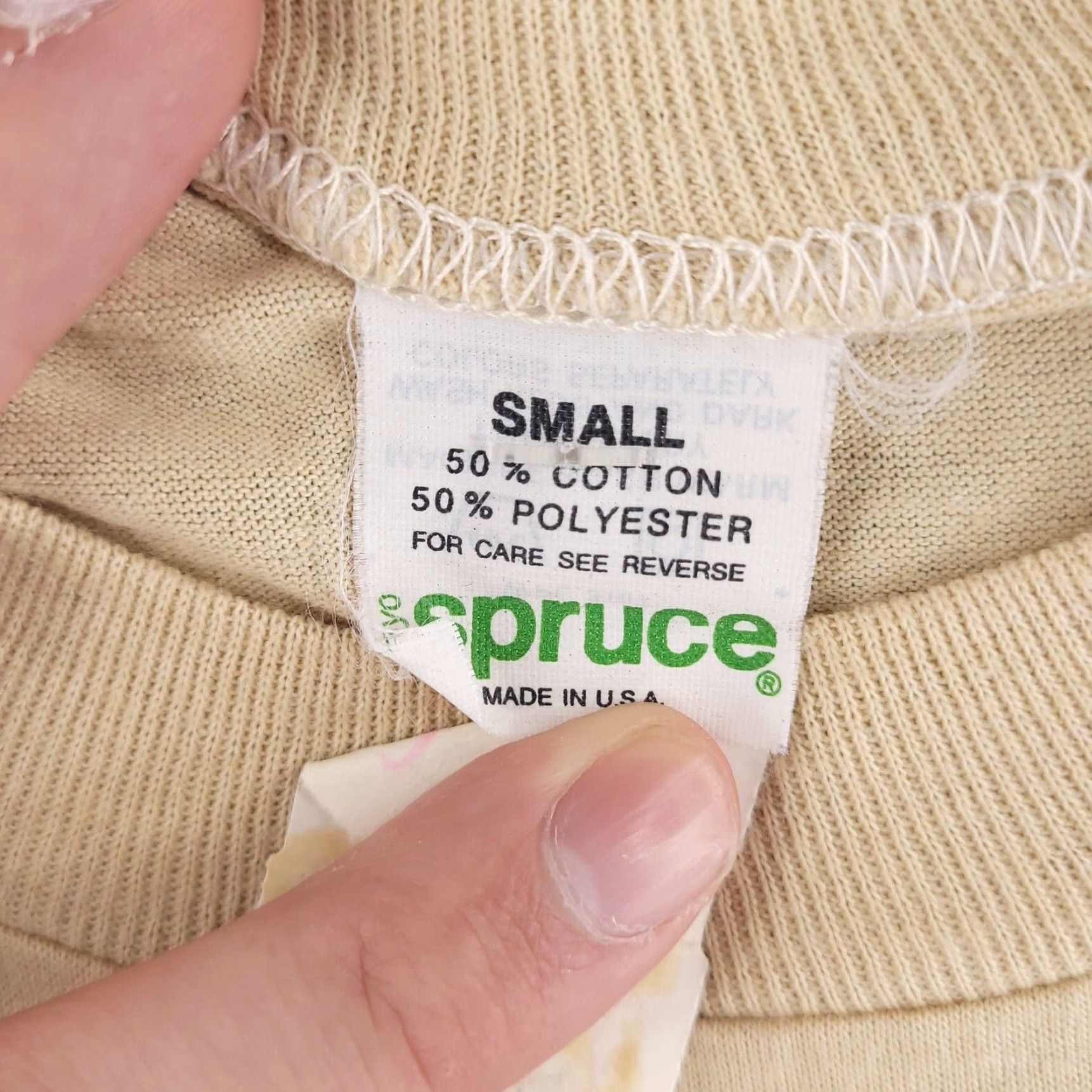 Vintage VINTAGE Spruce Shirt Mens Small Slim fit Single Stitch Made in USA NEW Shirt Mens Small Brown USA 90s Size US S / EU 44-46 / 1 - 4 Thumbnail