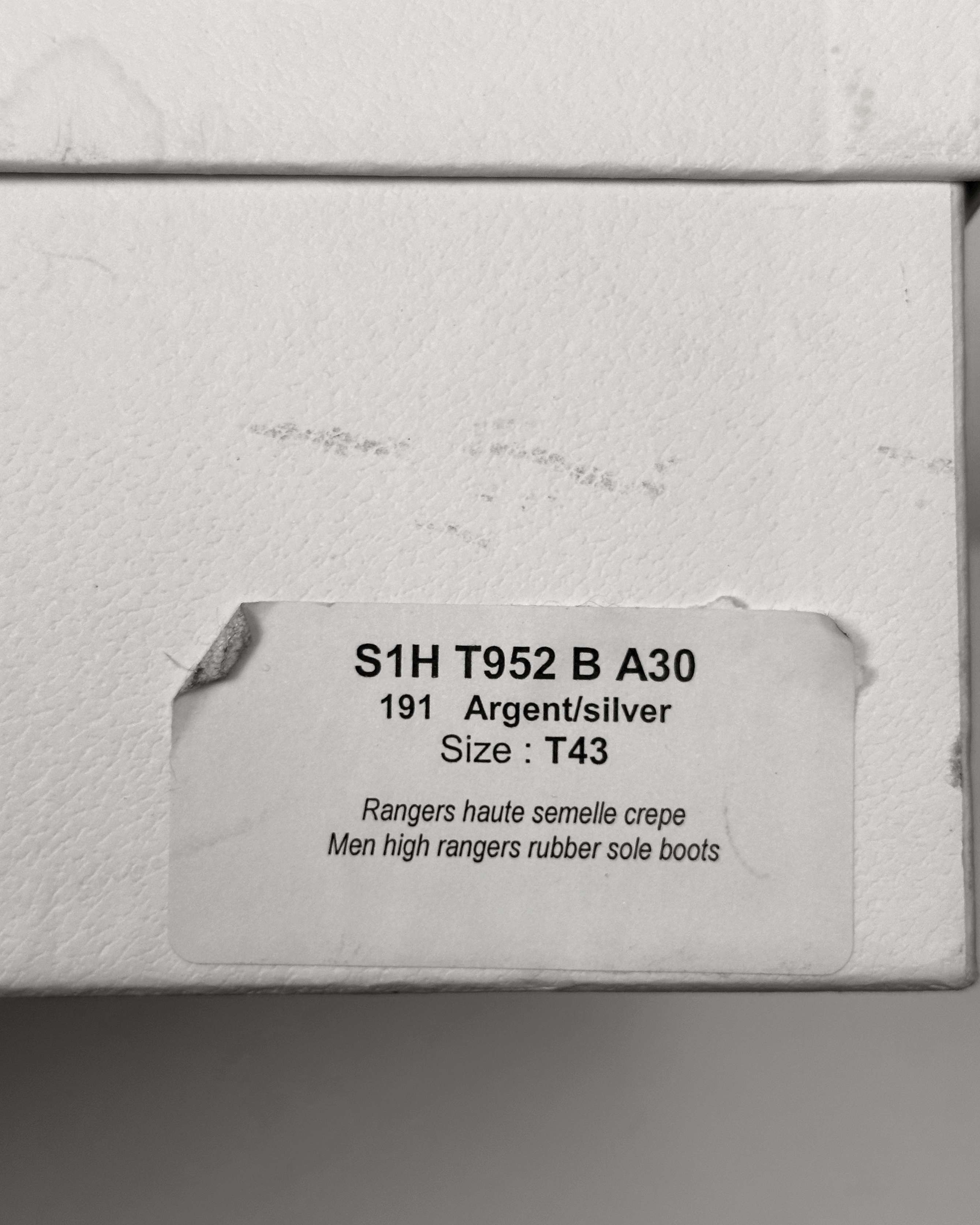 Balmain Balmain Christophe Decarnin Silver Ranger Combat Boots Size US 10 / EU 43 - 11 Thumbnail