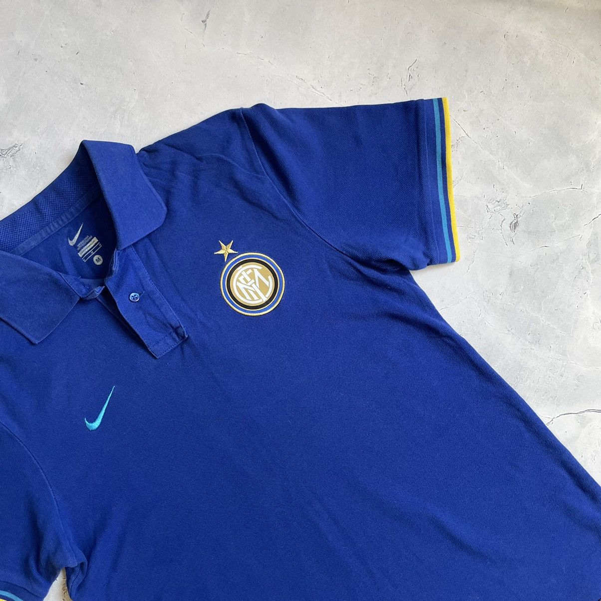 Nike Nike Inter Milano Polo Soccer Jersey Size US M / EU 48-50 / 2 - 4 Thumbnail