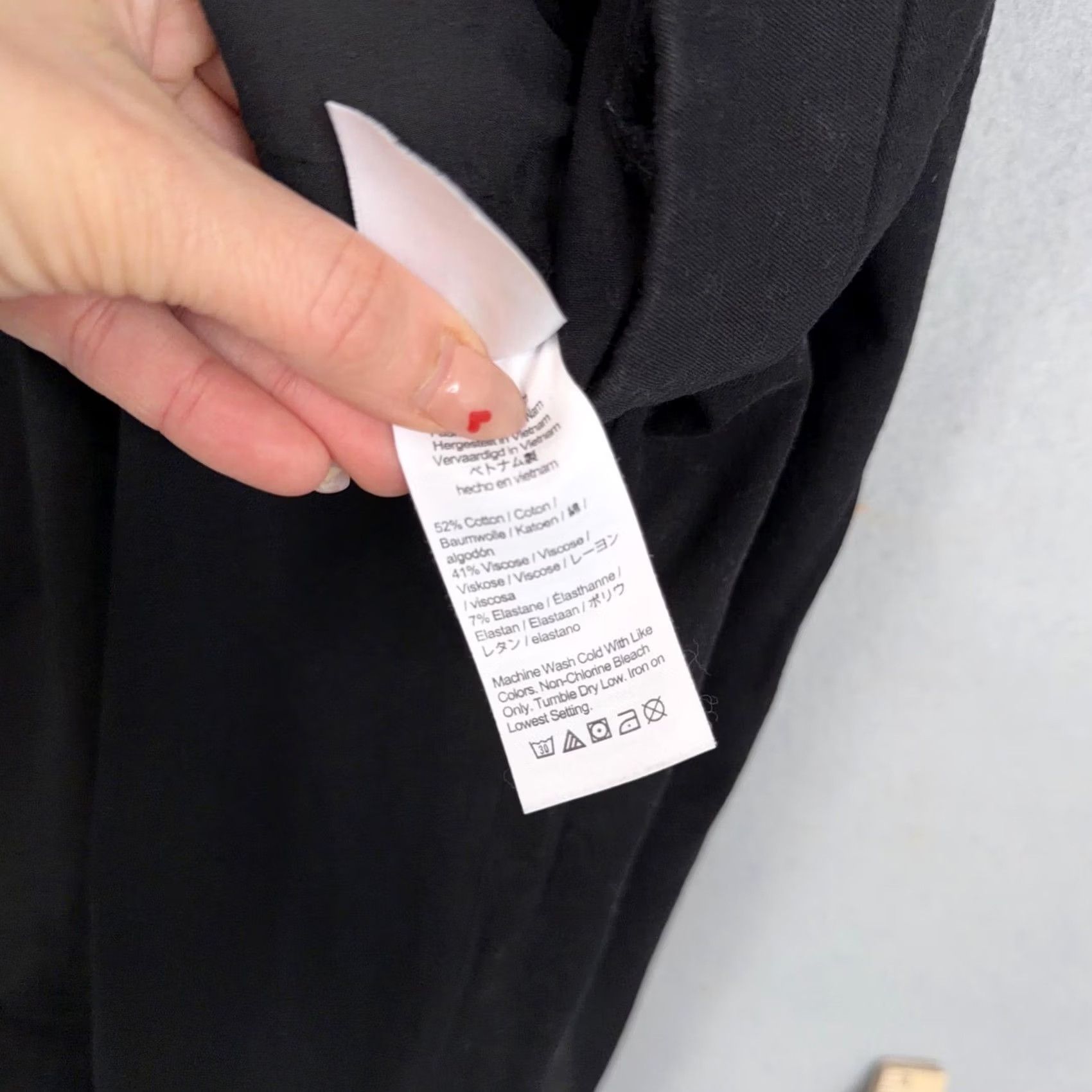 J.Crew J.CREW Womens Hayden Crop Flare Pants Work Office Black Twill Stretch Size 27" / US 4 / IT 40 - 5 Thumbnail