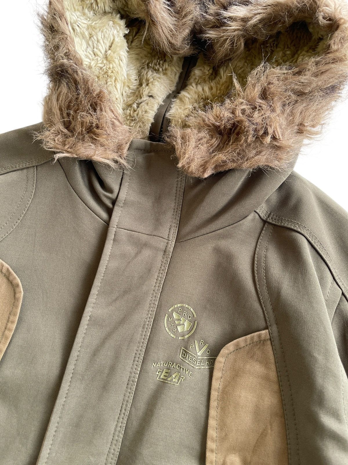Diesel Diesel M65 Sherpa Hooded Parkas Size US M / EU 48-50 / 2 - 2 Thumbnail