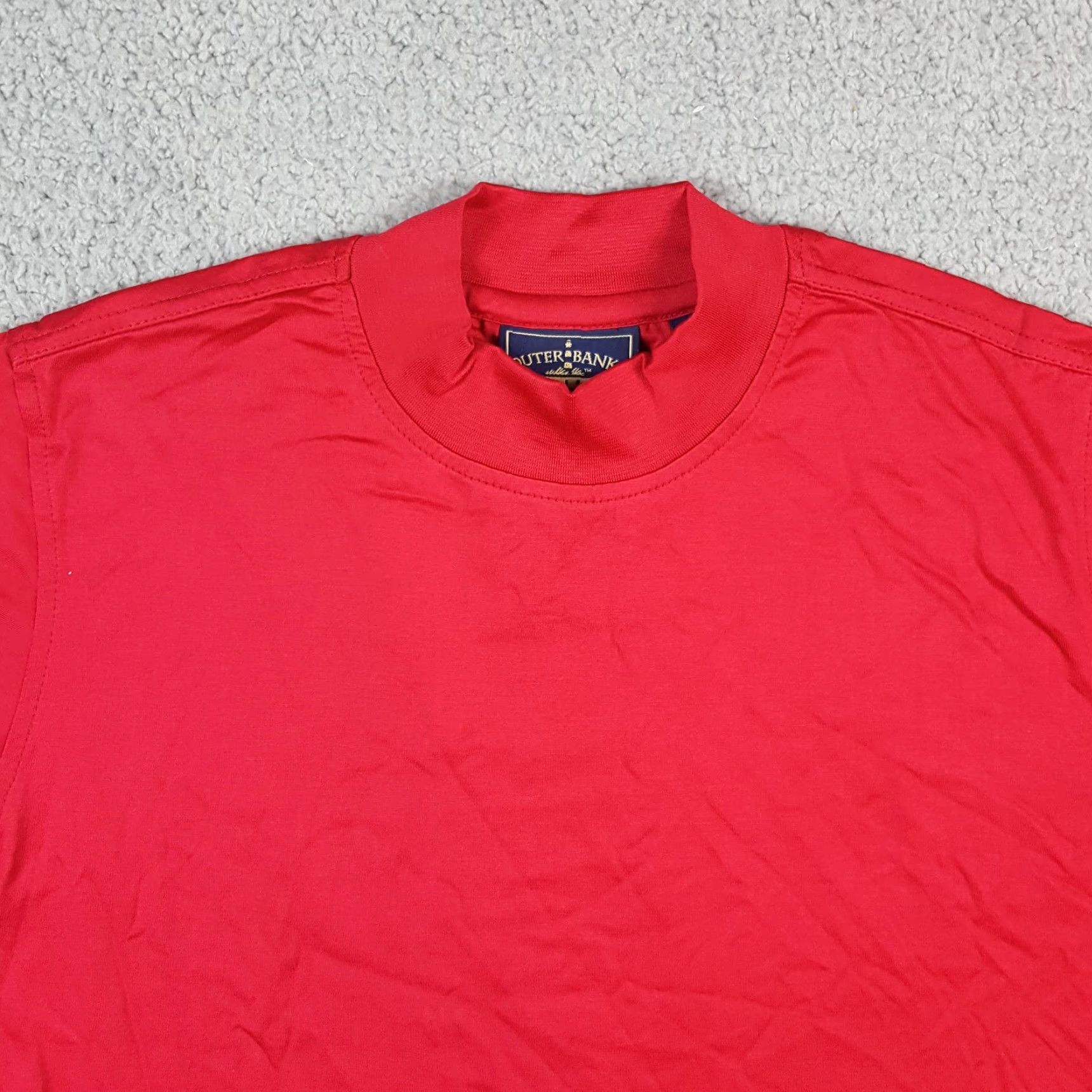 Vintage Vintage Outer Banks Men’s Golf T-Shirt S Red Preppy 90s Y2K Retro Athletic Mercerized Cotton Size US S / EU 44-46 / 1 - 2 Thumbnail