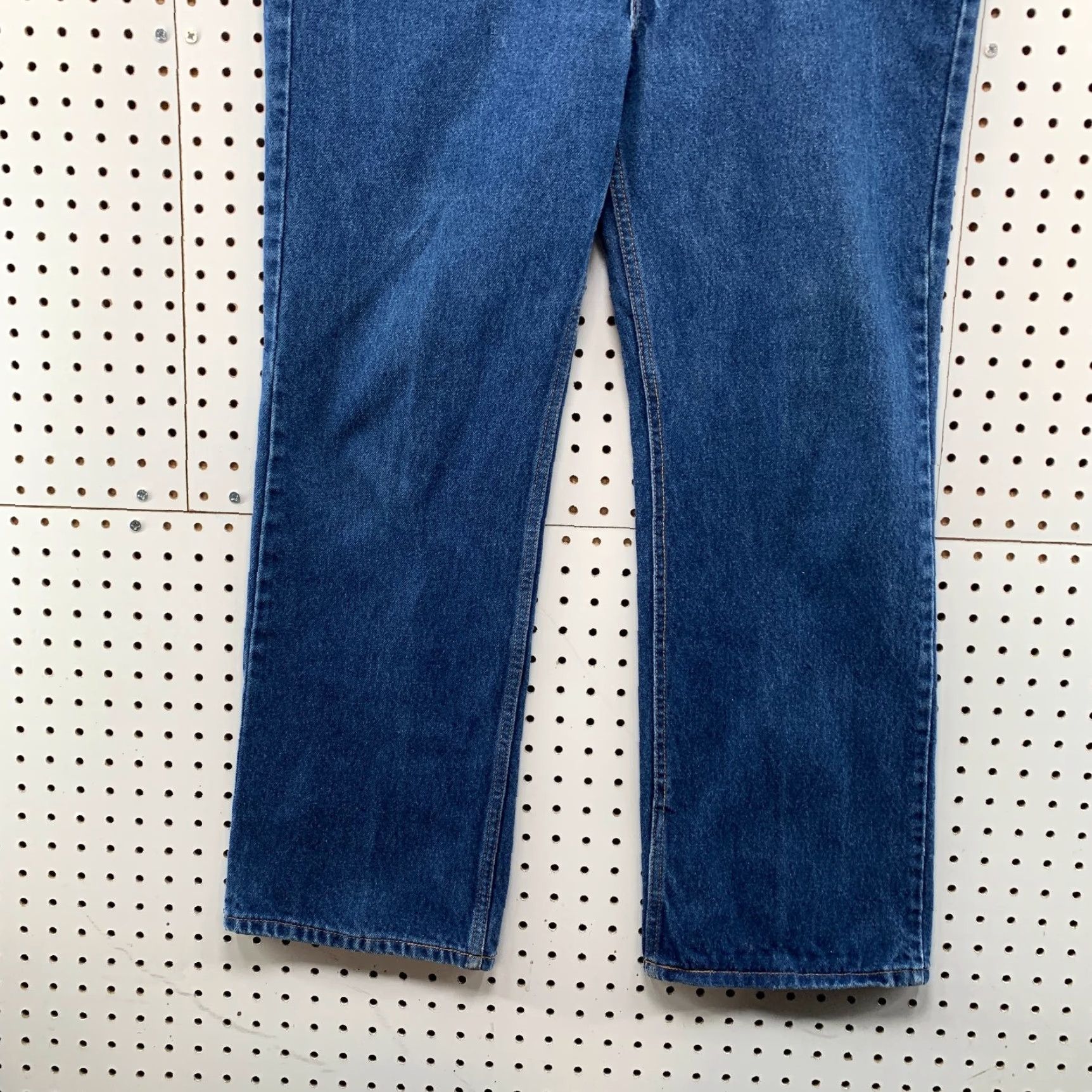 Levi's VINTAGE Levi's 517 Jeans Denim Boots Cut 90s Dark Wash Men 40x30 Regular Orange Tab USA Mens Size 40 Regular Blue Size US 40 / EU 56 - 3 Thumbnail
