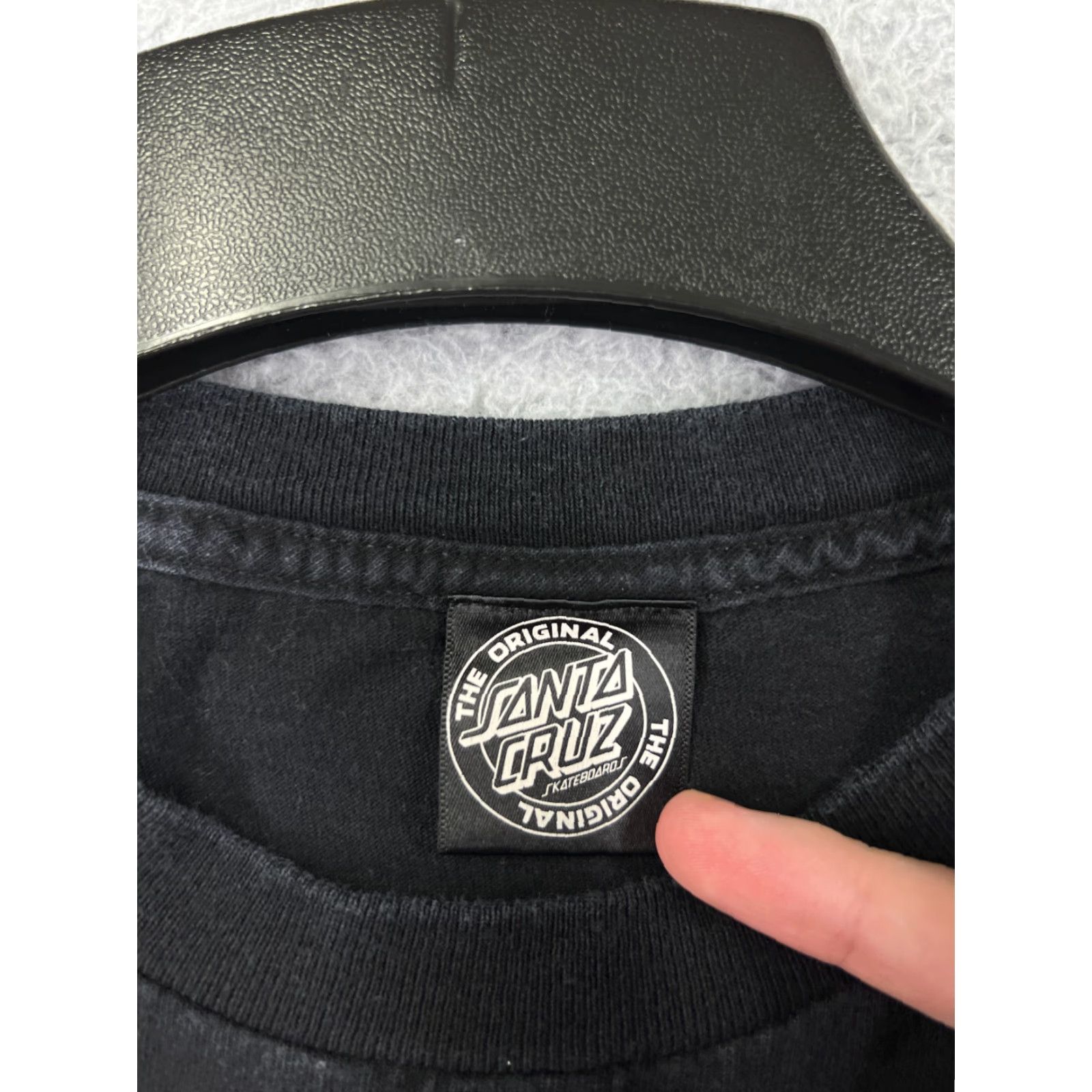Vintage Santa Cruz Shirt Mens Small Black Crew Print Round Logo Skate Beach Size US S / EU 44-46 / 1 - 3 Thumbnail