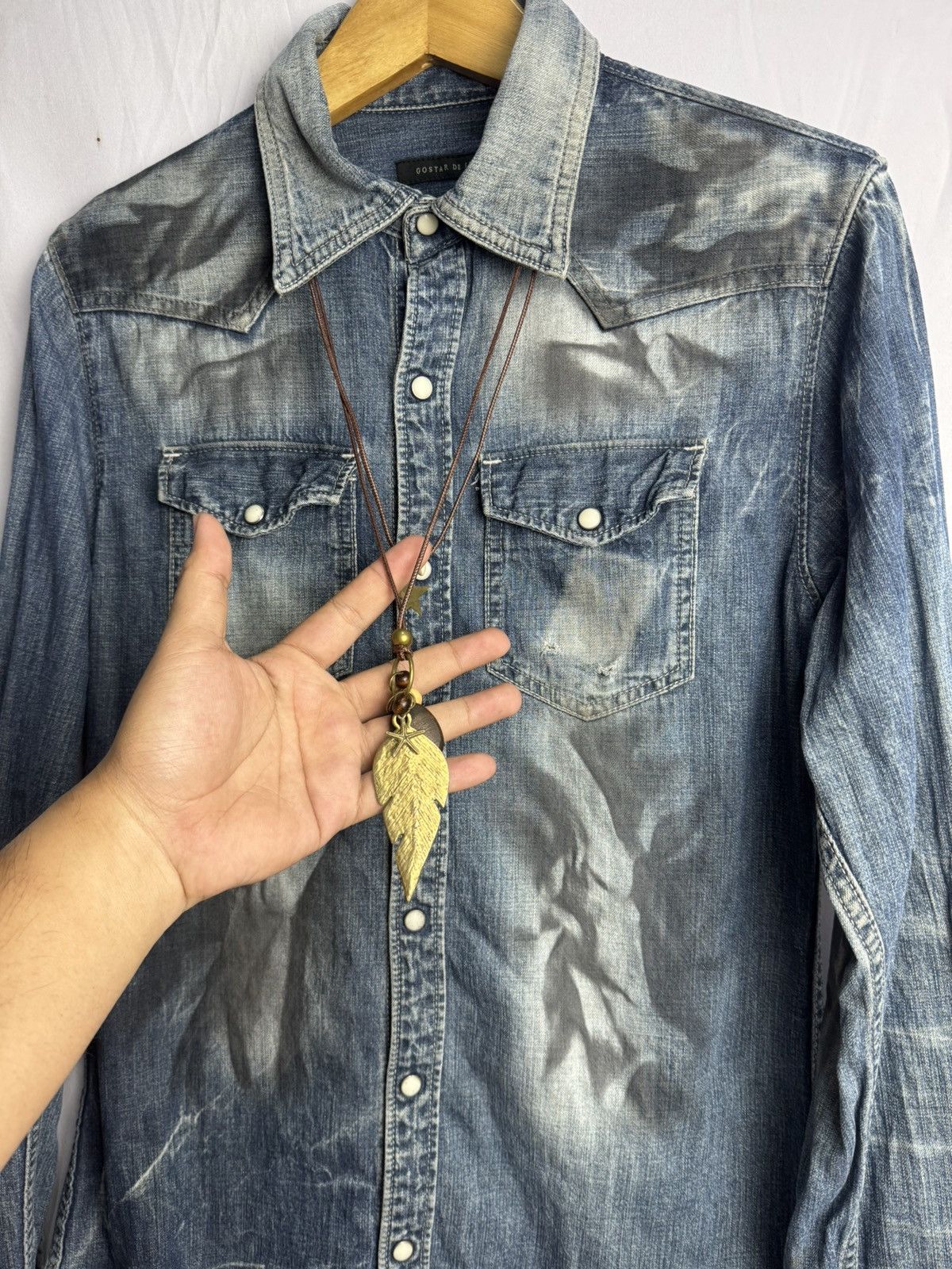 14th Addiction FUGA Denim Distressed Button Size US M / EU 48-50 / 2 - 5 Thumbnail