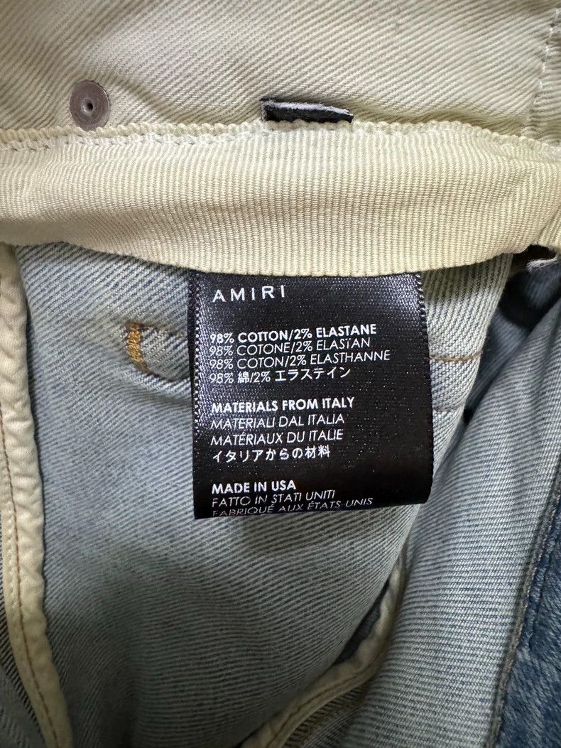 Amiri Amiri 18ss Ink Destroyed Blue jeans Size US 30 / EU 46 - 4 Thumbnail