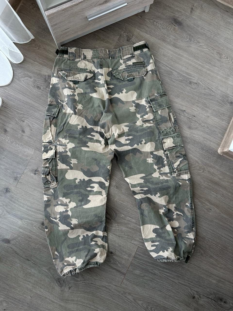 Japanese Brand × Jet Lag × Vintage Vintage Japanese Brand Camo Cargo Baggy Jet Lag Pants Size US 36 / EU 52 - 11 Thumbnail