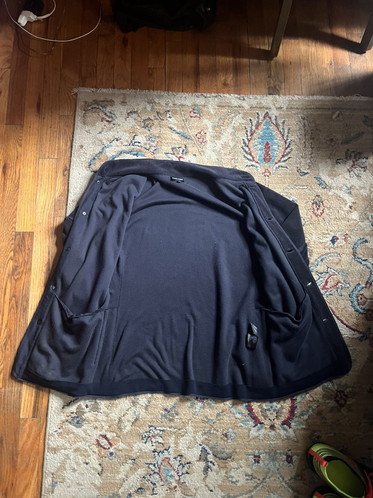 Giorgio Armani Giorgio Armani Black Cardigan Size US L / EU 52-54 / 3 - 4 Thumbnail