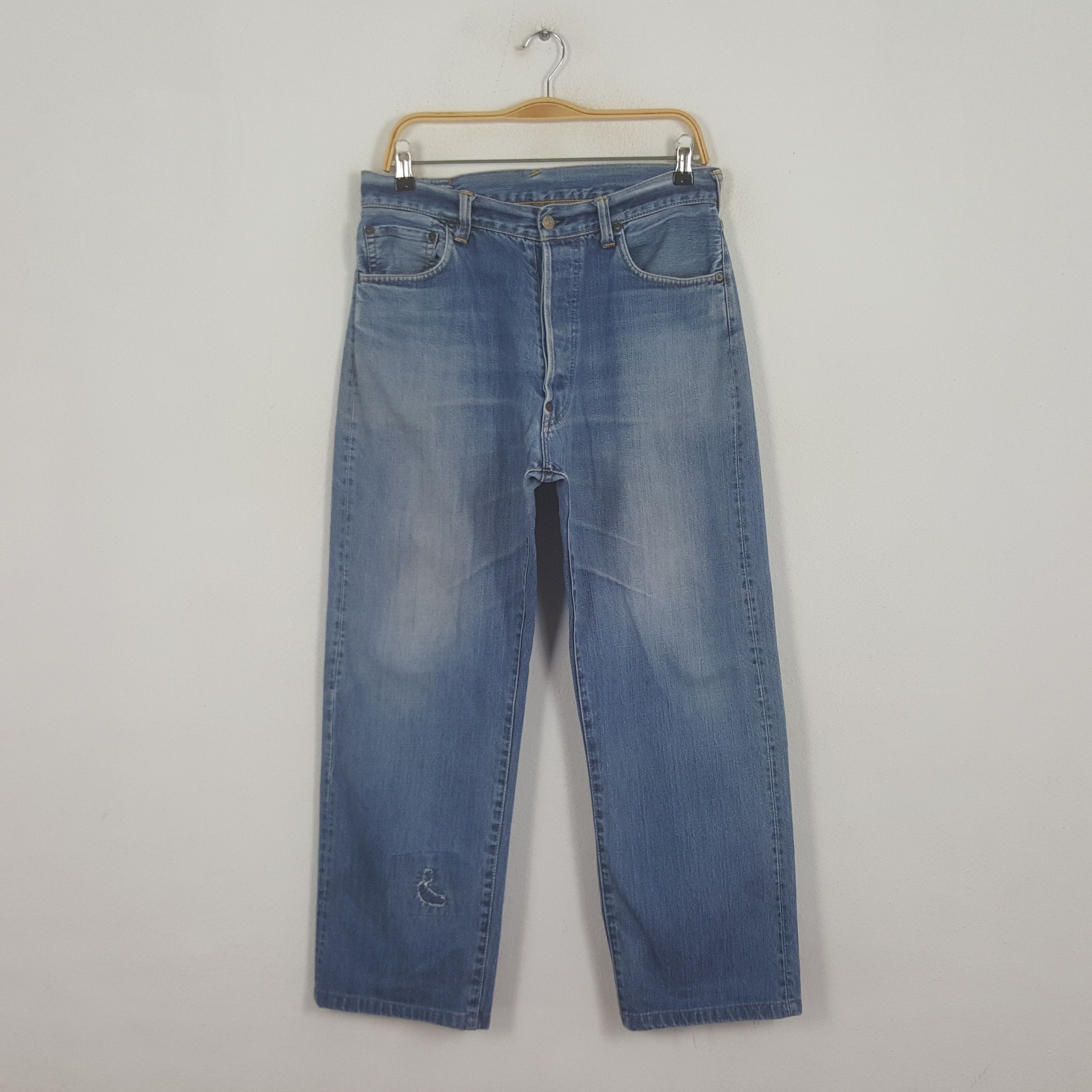 Evisu Vintage Evisu Japanese Brand Daicock Custom Art Denim Jeans Size US 31 - 5 Thumbnail