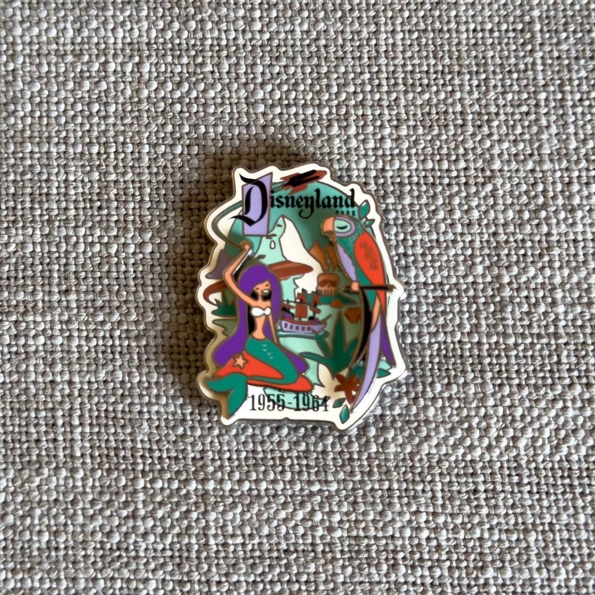 Disney Disneyland Diamond Anniversary Decades Series Pin 1955 1964 Size ONE SIZE - 3 Thumbnail