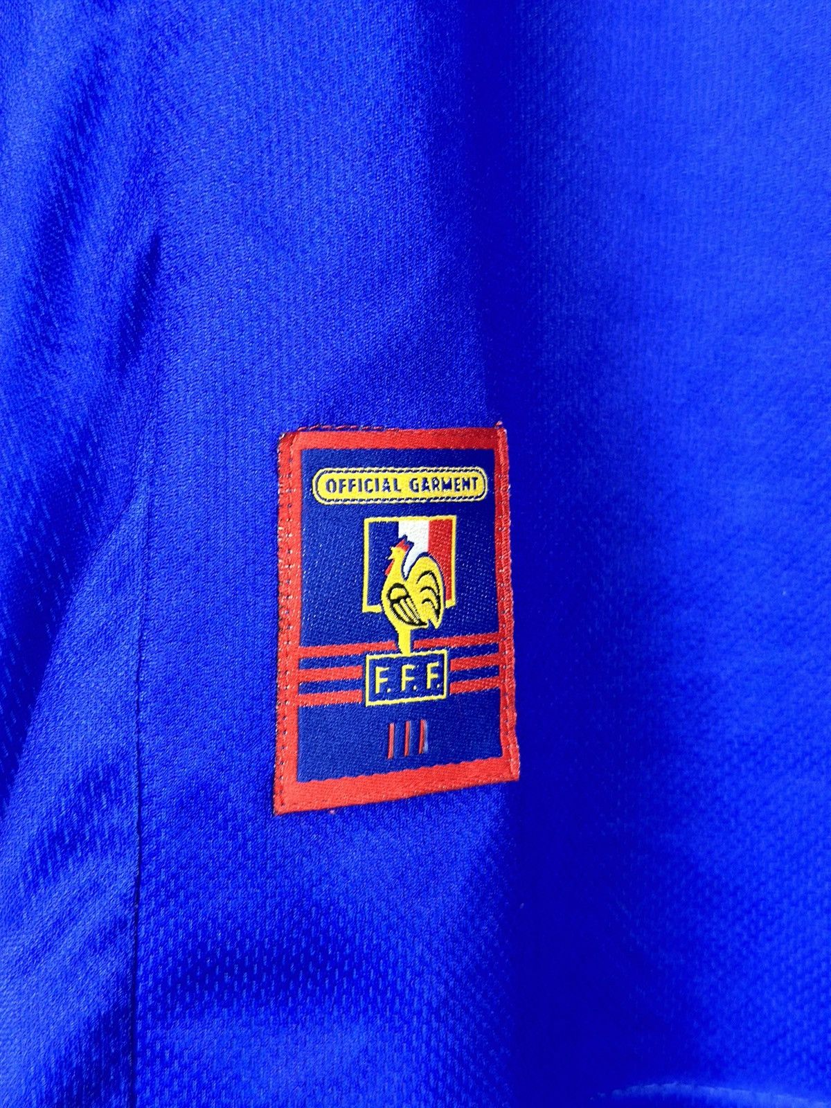 Adidas × Vintage Rare DUGARRY 21 France Football Shirt 1998/00 Size US XL / EU 56 / 4 - 5 Thumbnail