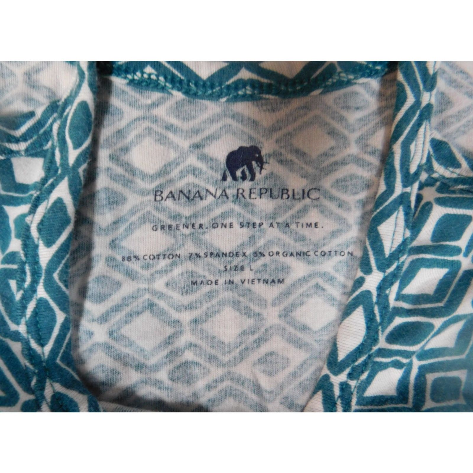 Banana Republic Banana Republic Blouse Womens Large Blue pullover stretch Size L / US 10 / IT 46 - 5 Thumbnail
