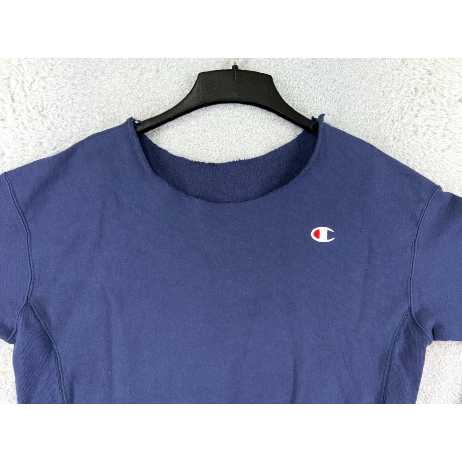 Champion VINTAGE Champion Sweater Womens Adult Medium Blue Cotton Blend Crew Neck 80s Size M / US 6-8 / IT 42-44 - 5 Thumbnail