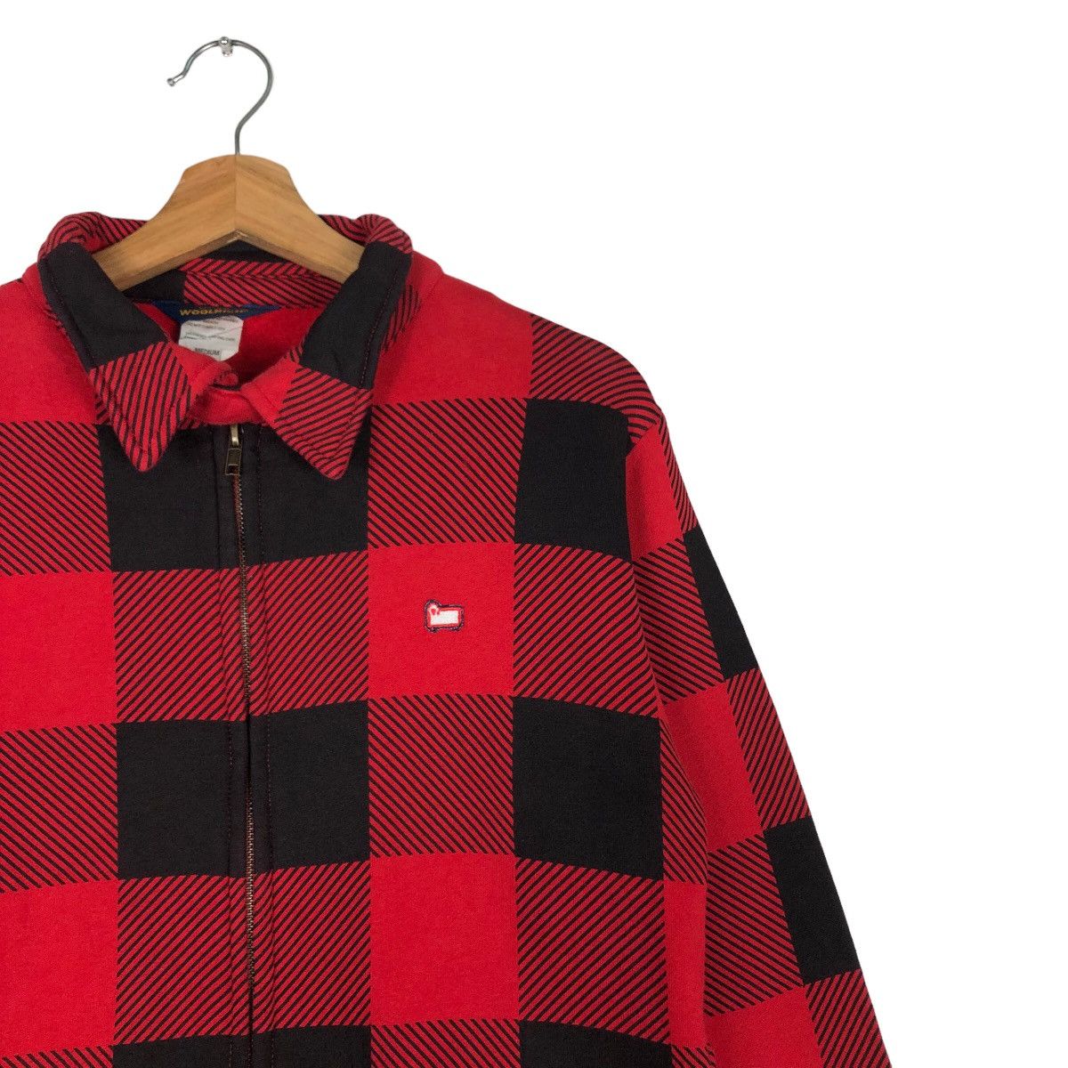 Japanese Brand 🔥Vintage Bomber Jacket Woolrich Tartan Design Punk Design Size US M / EU 48-50 / 2 - 6 Thumbnail
