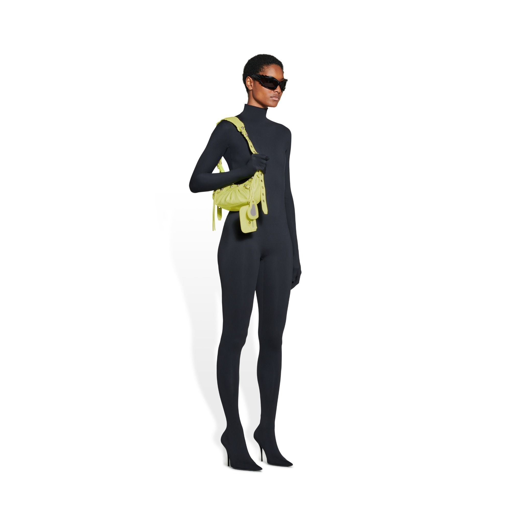 Balenciaga o1mt1gz0125 Size: OS / Le Cagole XS Shoulder Bag in Yellow Size ONE SIZE - 2 Thumbnail