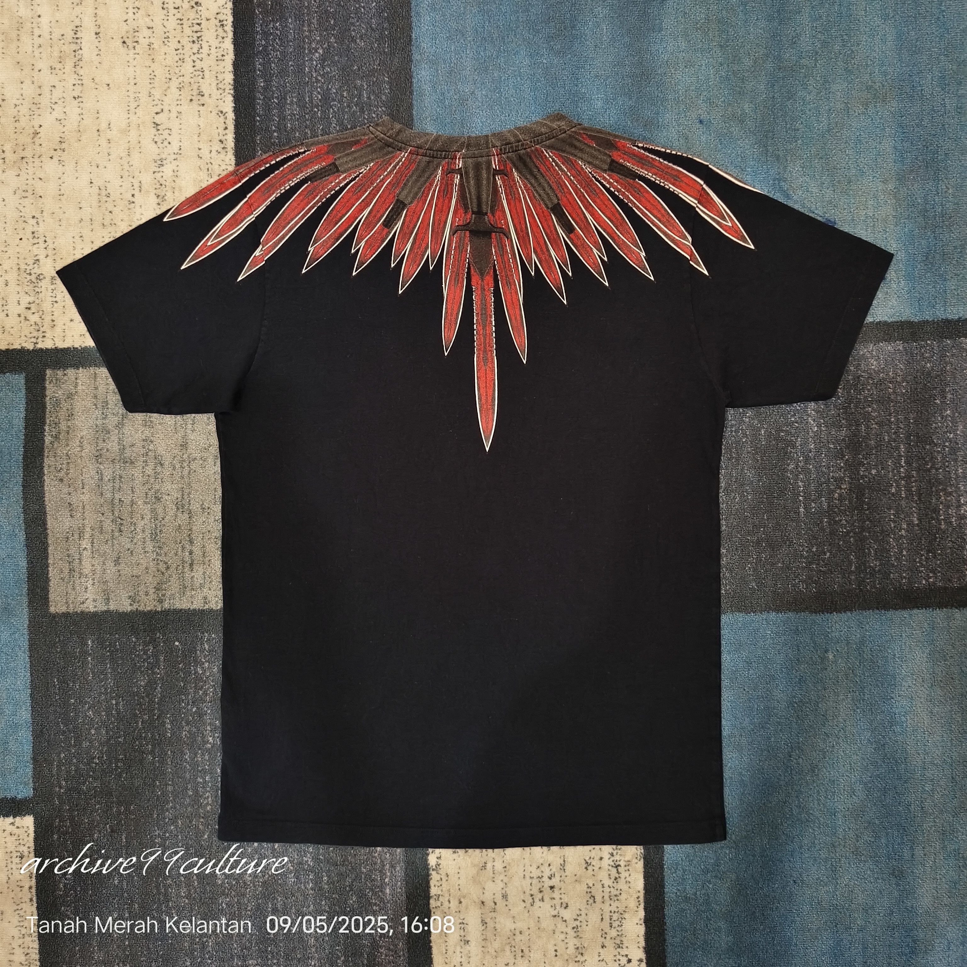 Marcelo Burlon Archive ss17 Marcelo Burlon Teodoro tee in black multicolor Size US XXS / EU 40 - 2 Thumbnail