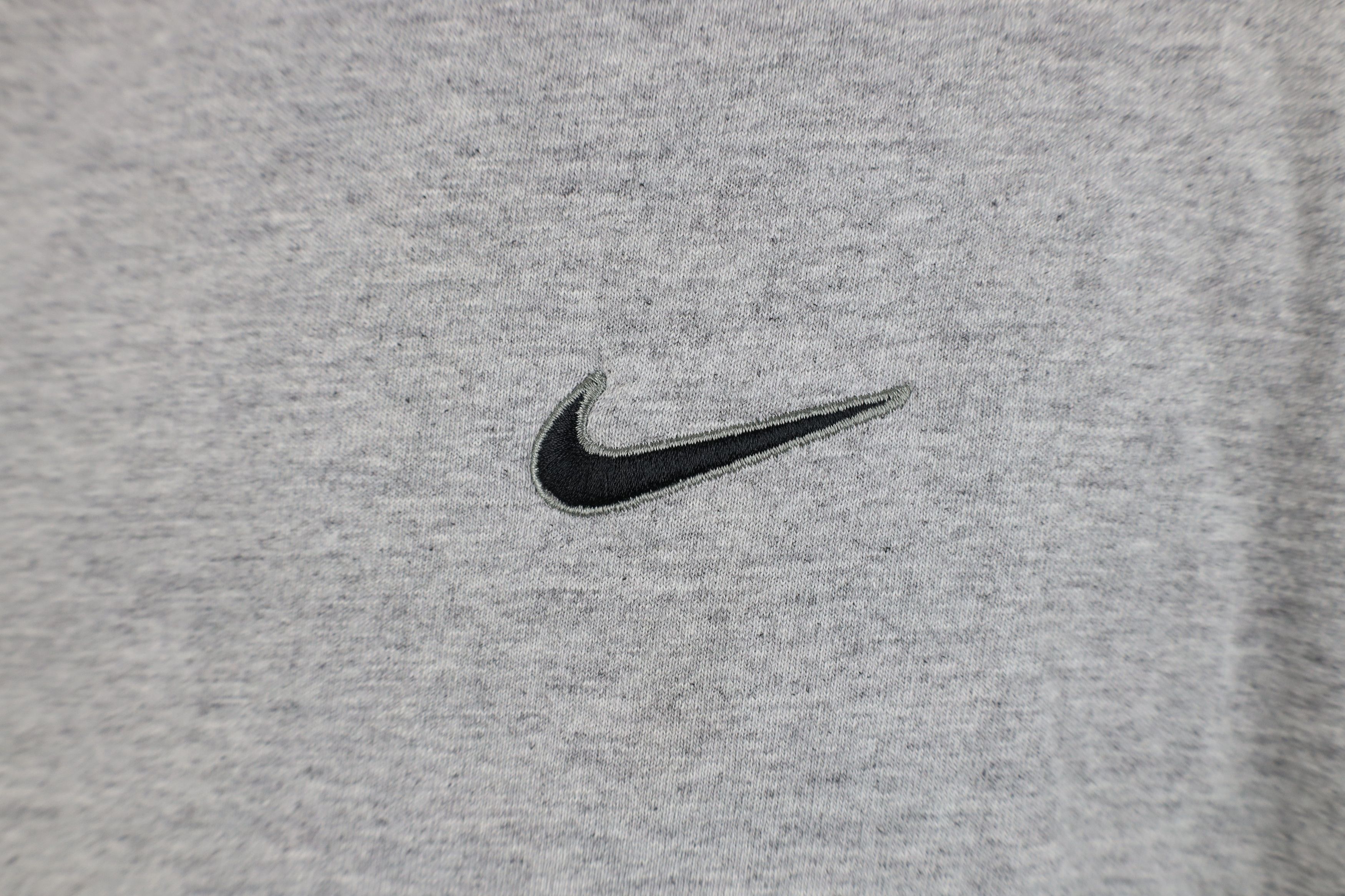 Nike Vintage 90s Nike Scott Mini Swoosh T-Shirt Heather Gray Size US XL / EU 56 / 4 - 4 Thumbnail