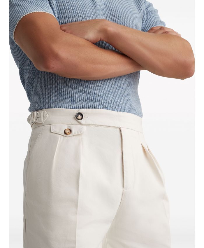 Brunello Cucinelli Dyed Bermuda Shorts in Open White Size US 36 / EU 52 - 3 Thumbnail