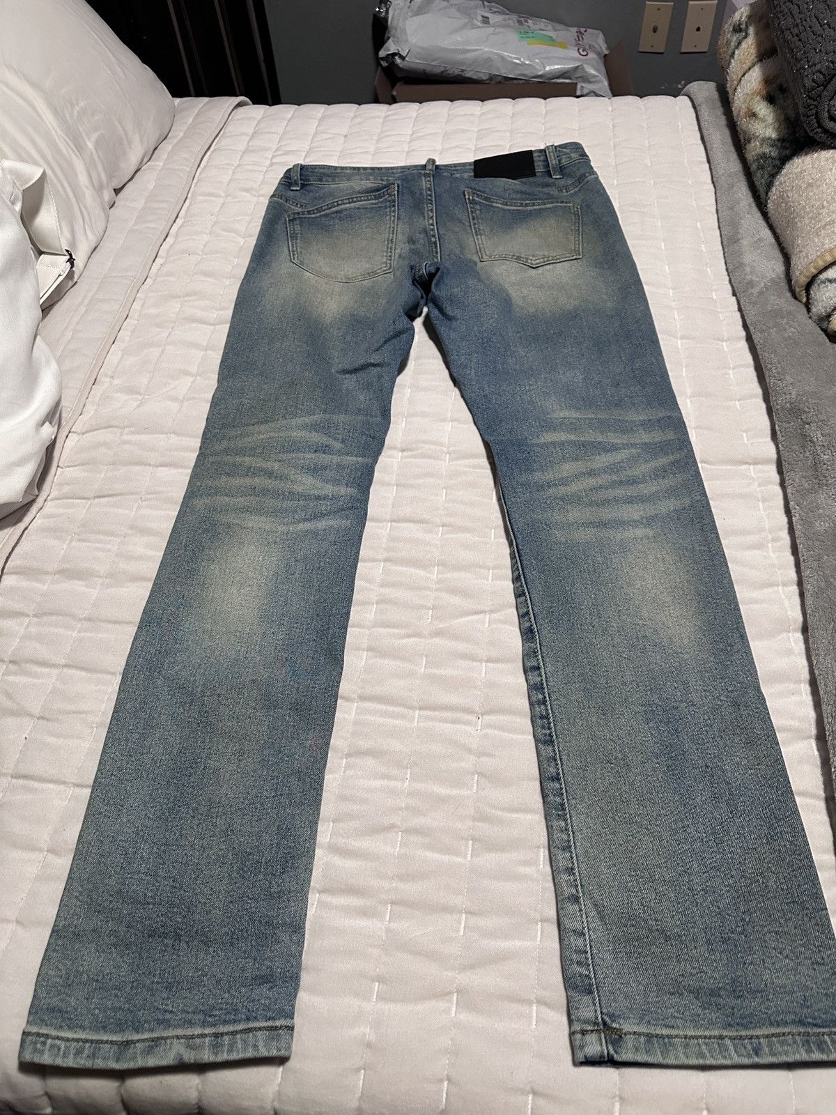 Richie Le Collection RLC Richie Le Distressed Denim Size US 30 / EU 46 - 2 Thumbnail