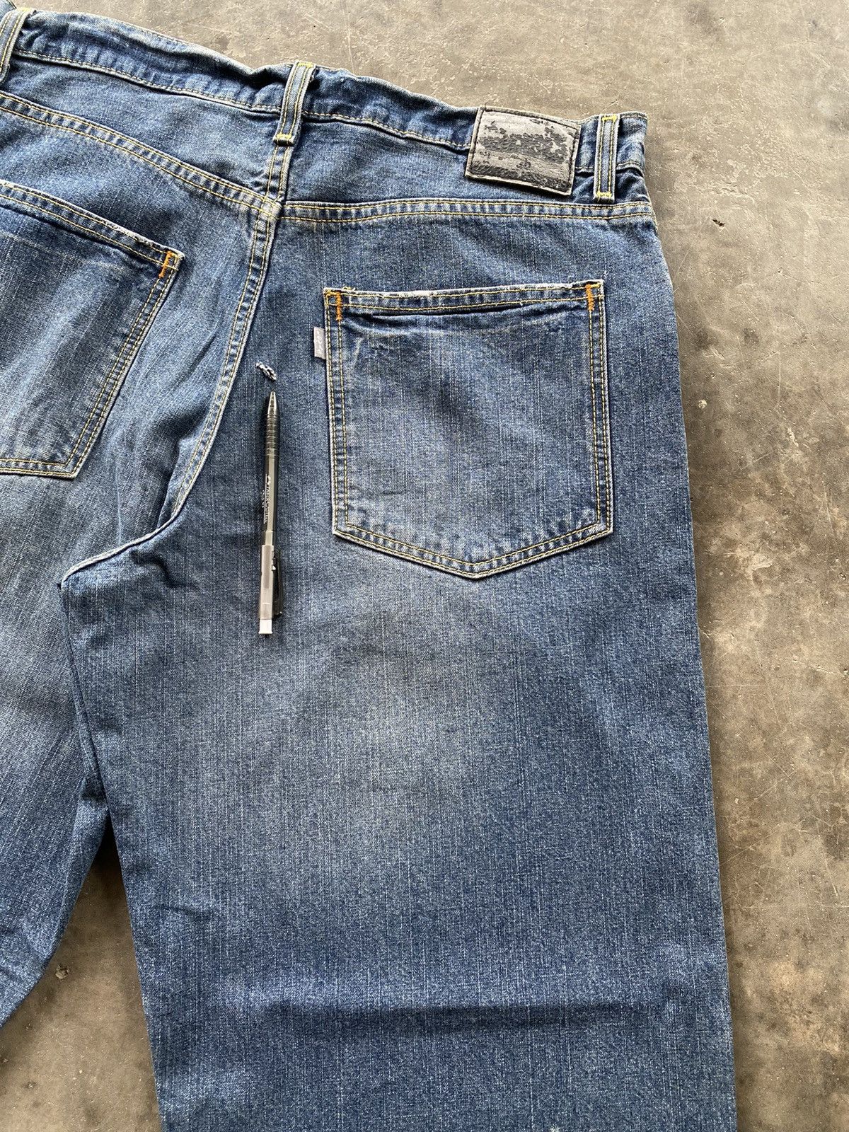 Levi's × Vintage Baggy Jeans Levis Silver Tab 33x32 Size US 34 / EU 50 - 13 Thumbnail