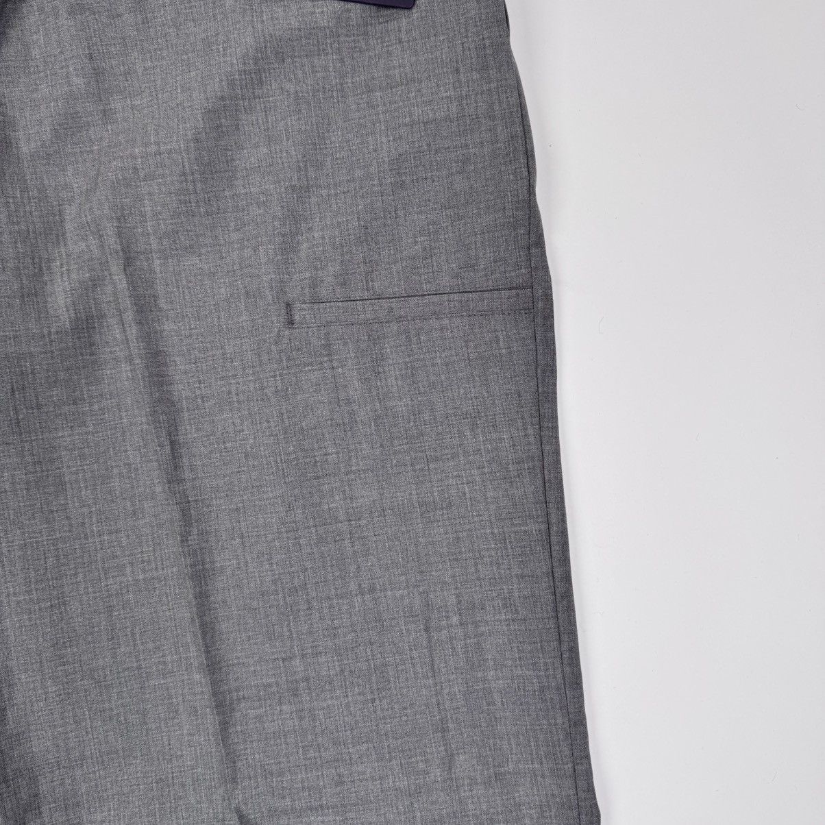 Prada Prada SS2024 Main-Line Light Gray Wide Fine Wool Pants Size US 34 / EU 50 - 7 Thumbnail