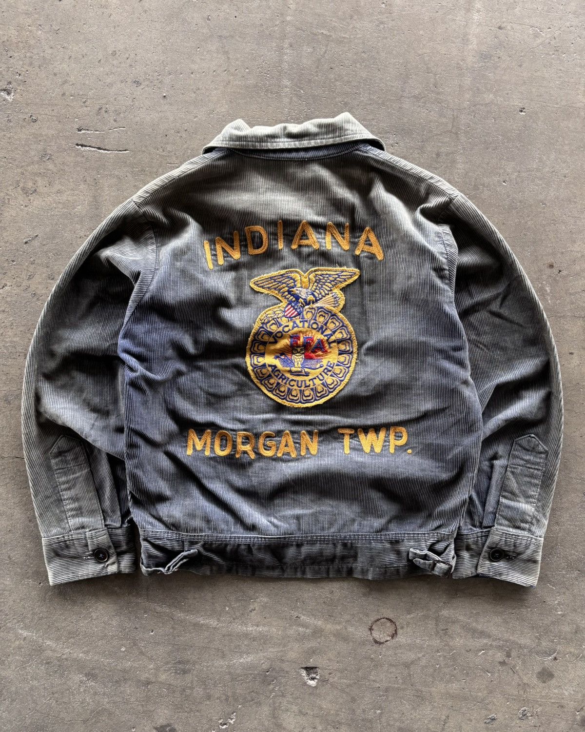 Vintage 70’s FFA Vocational Agriculture Faded Navy Jacket Size US M / EU 48-50 / 2 - 5 Thumbnail