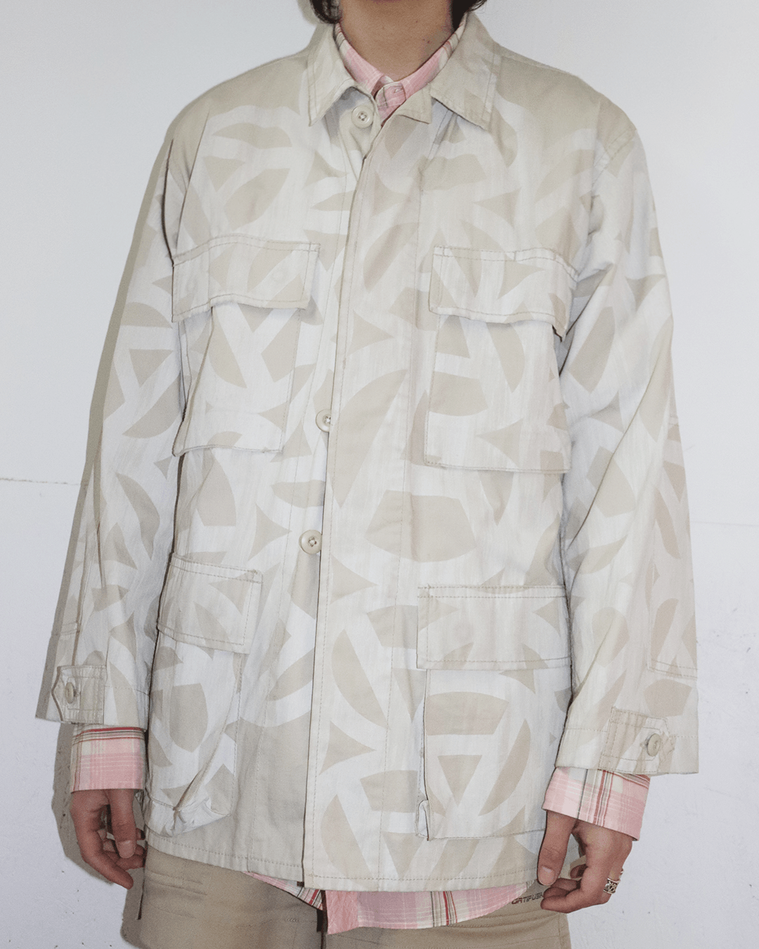 Junya Watanabe Junya Watanabe AD2003 Anarchy Painted Jacket Size US L / EU 52-54 / 3 - 4 Thumbnail