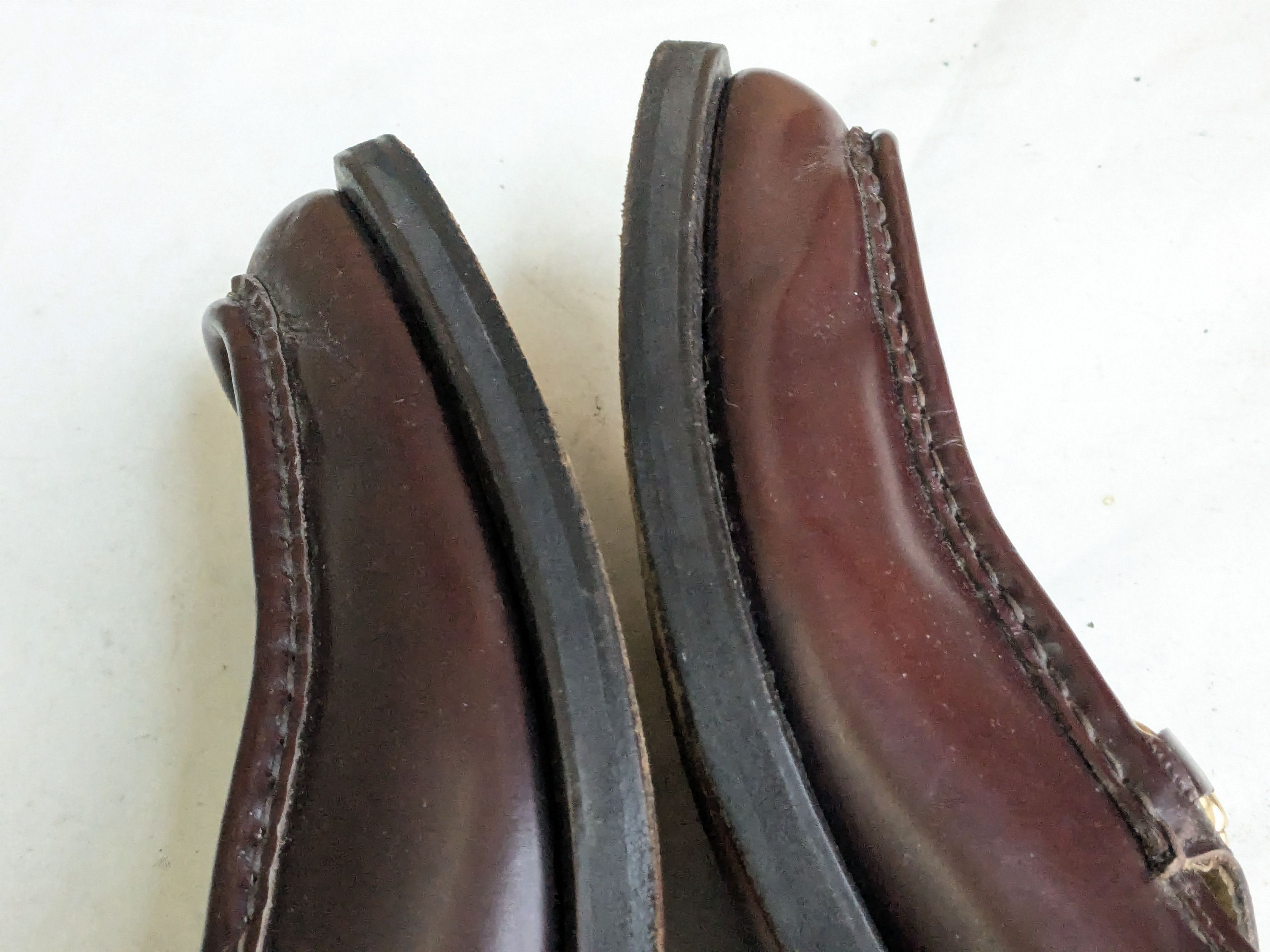 Gucci Gucci Horsebit Loafers Burgundy Leather 13 D Size US 13 / EU 46 - 5 Thumbnail