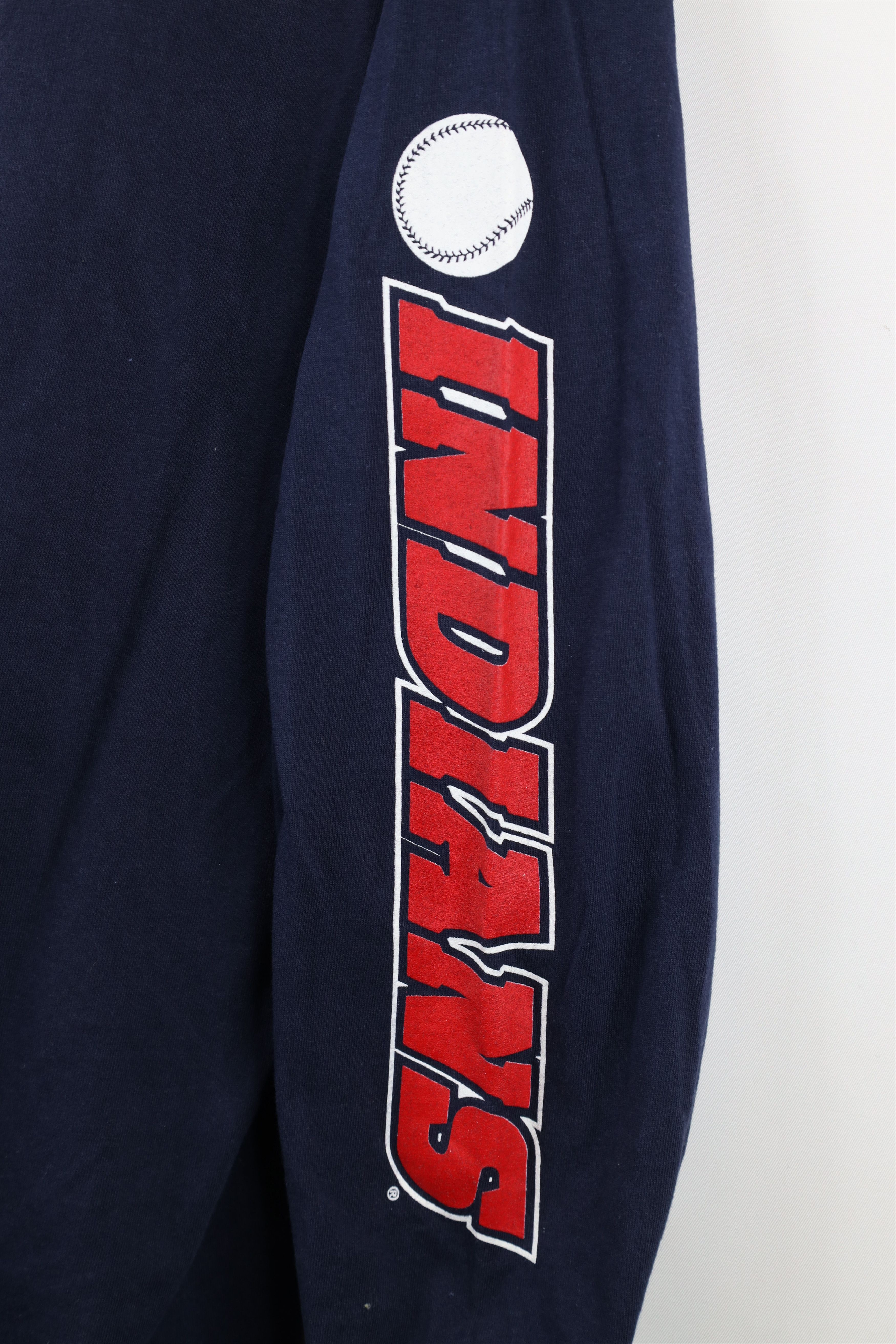 Vintage Vintage Y2K 2000 Wahoo Cleveland Indians Baseball T-Shirt Size US XL / EU 56 / 4 - 4 Thumbnail