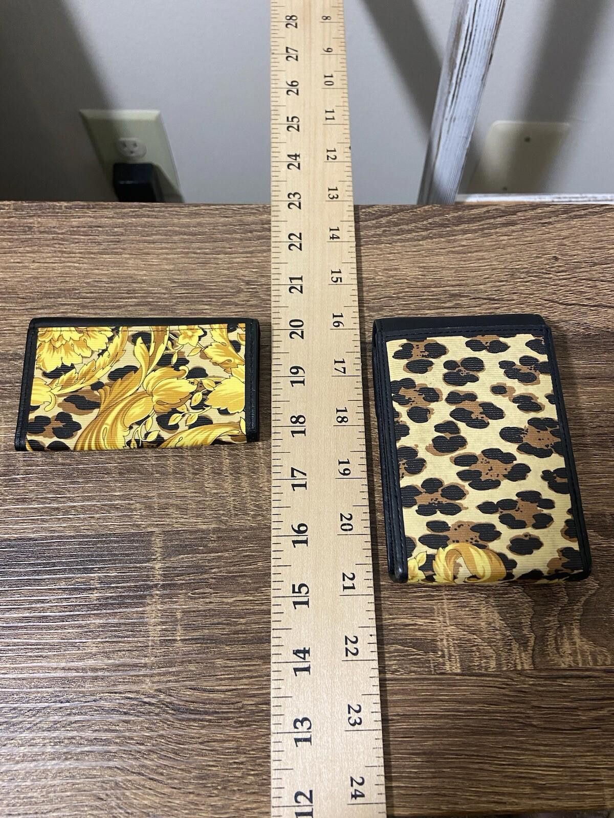 Versace Versace Barocco gold black leather cigarette pouch+key case Size ONE SIZE - 2 Thumbnail
