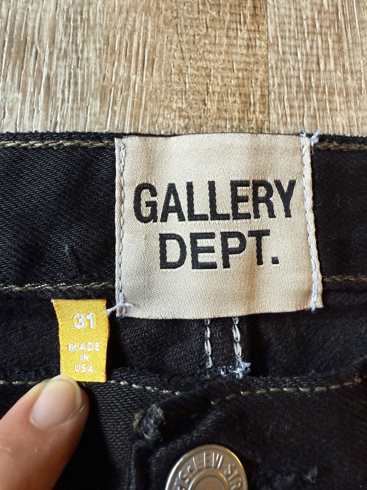 Gallery Dept. Gallery Dept. Fuck Face Distressed Jeans Size US 31 - 4 Thumbnail