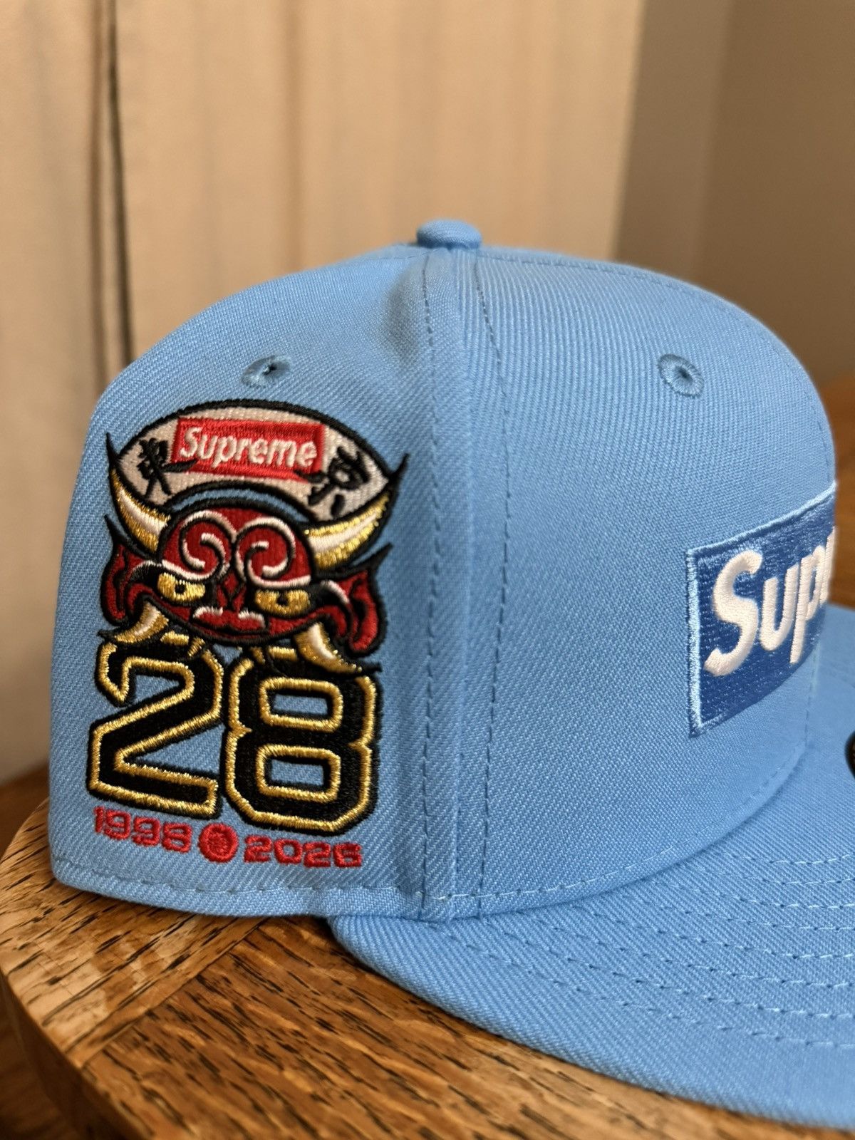 Supreme Supreme Shop Box Logo New Era Fitted Hat (Size 7 1/4) Size ONE SIZE - 2 Thumbnail