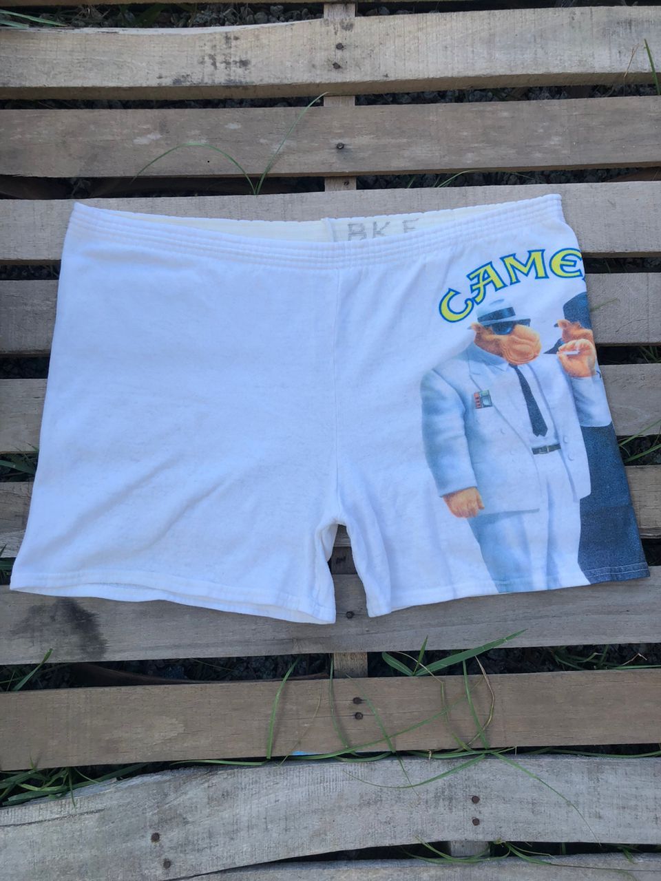 Camel 1990s Vintage Camel Smoking Short Pants Size US 36 / EU 52 - 1 Thumbnail