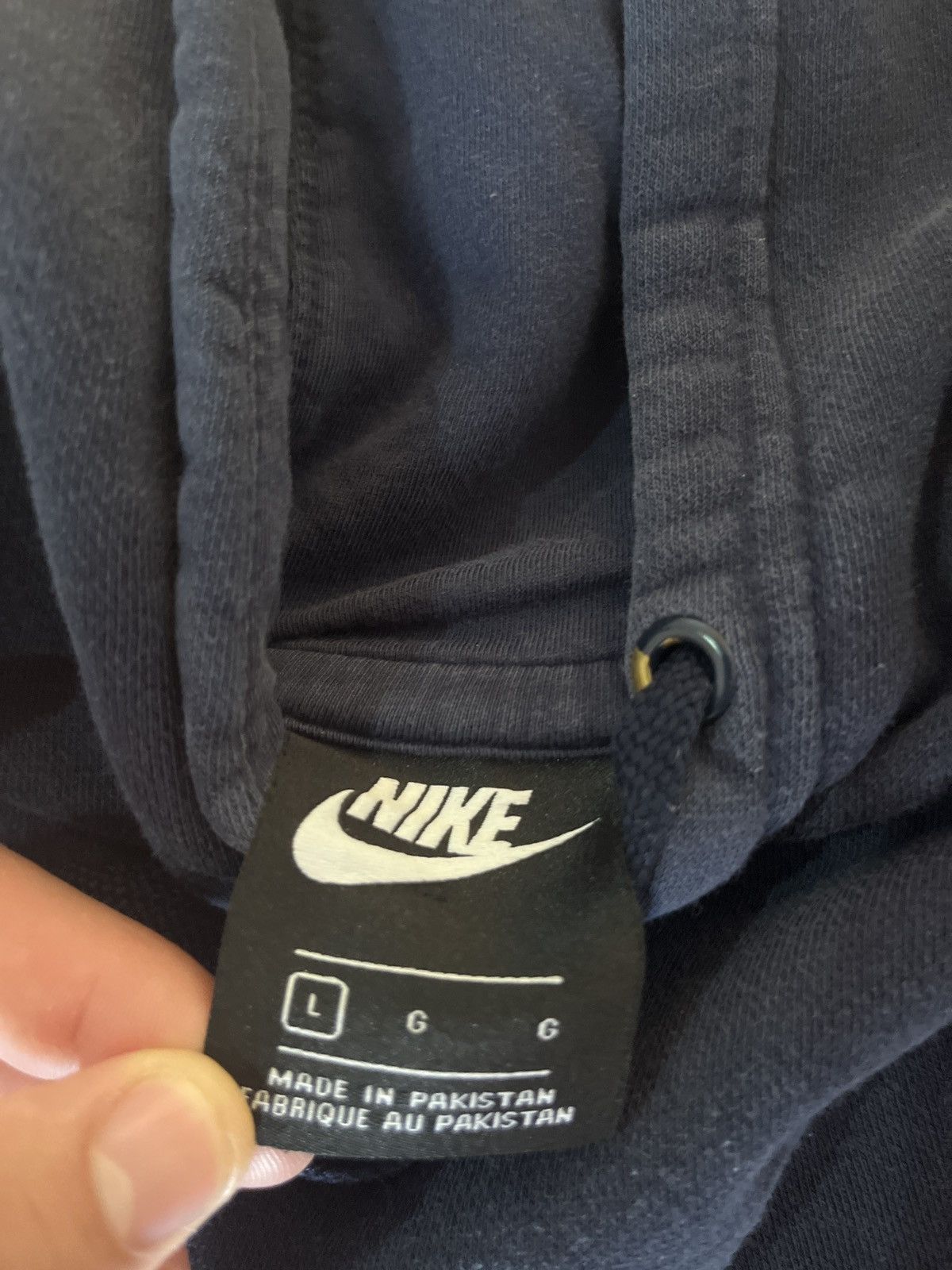 Nike Vintage Blue Nike Hoodie Size US L / EU 52-54 / 3 - 3 Thumbnail
