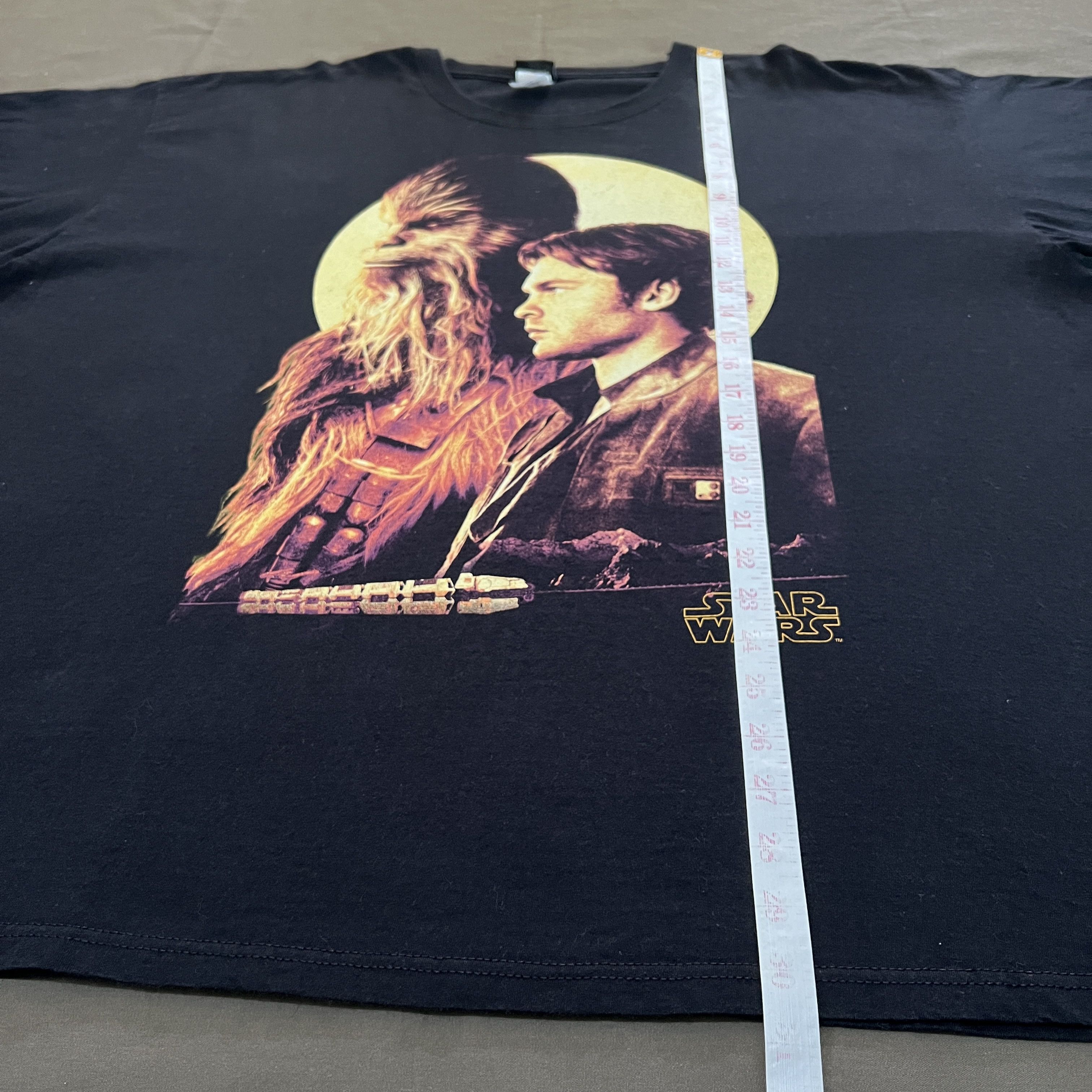 Sci-Fi Fantasy × Star Wars Star Wars Han Solo Chewbacca Promo Tee 3XL Oversized Size US XXL / EU 58 / 5 - 9 Thumbnail
