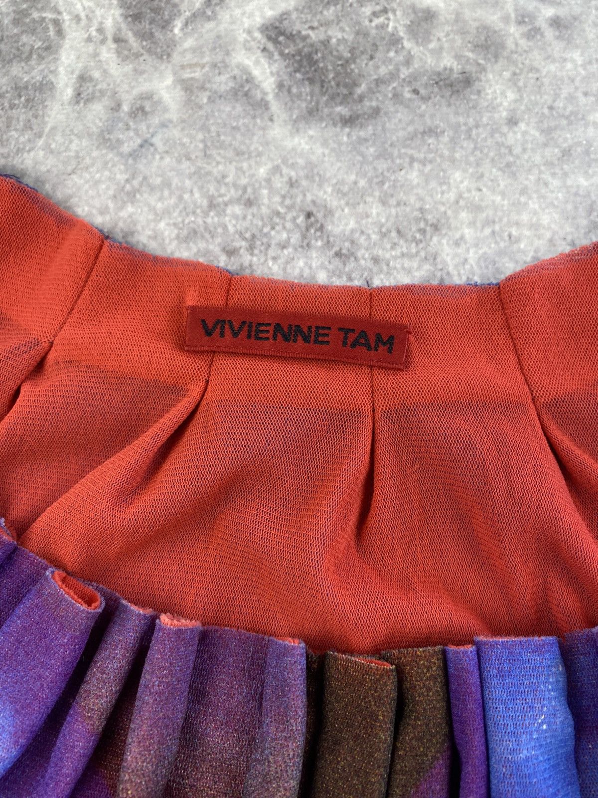 Vivienne Tam Vivienne Tam Colorful Mesh Set Blouse + Skirt Size: 0 Size XS / US 0-2 / IT 36-38 - 9 Thumbnail